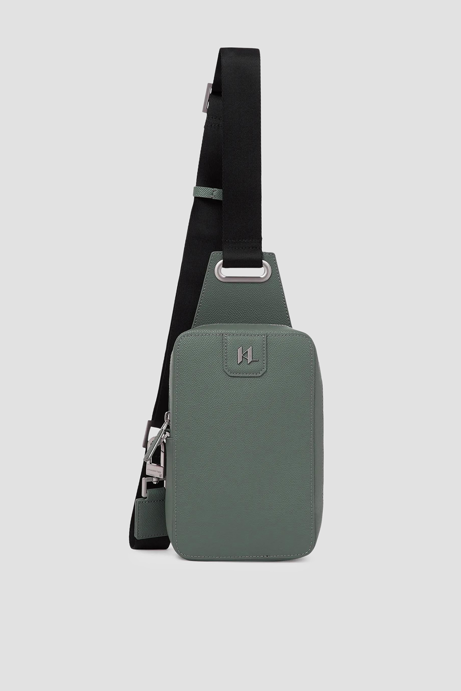 Чоловіча оливкова шкіряна сумка Karl Lagerfeld A3M30158;2FJ
