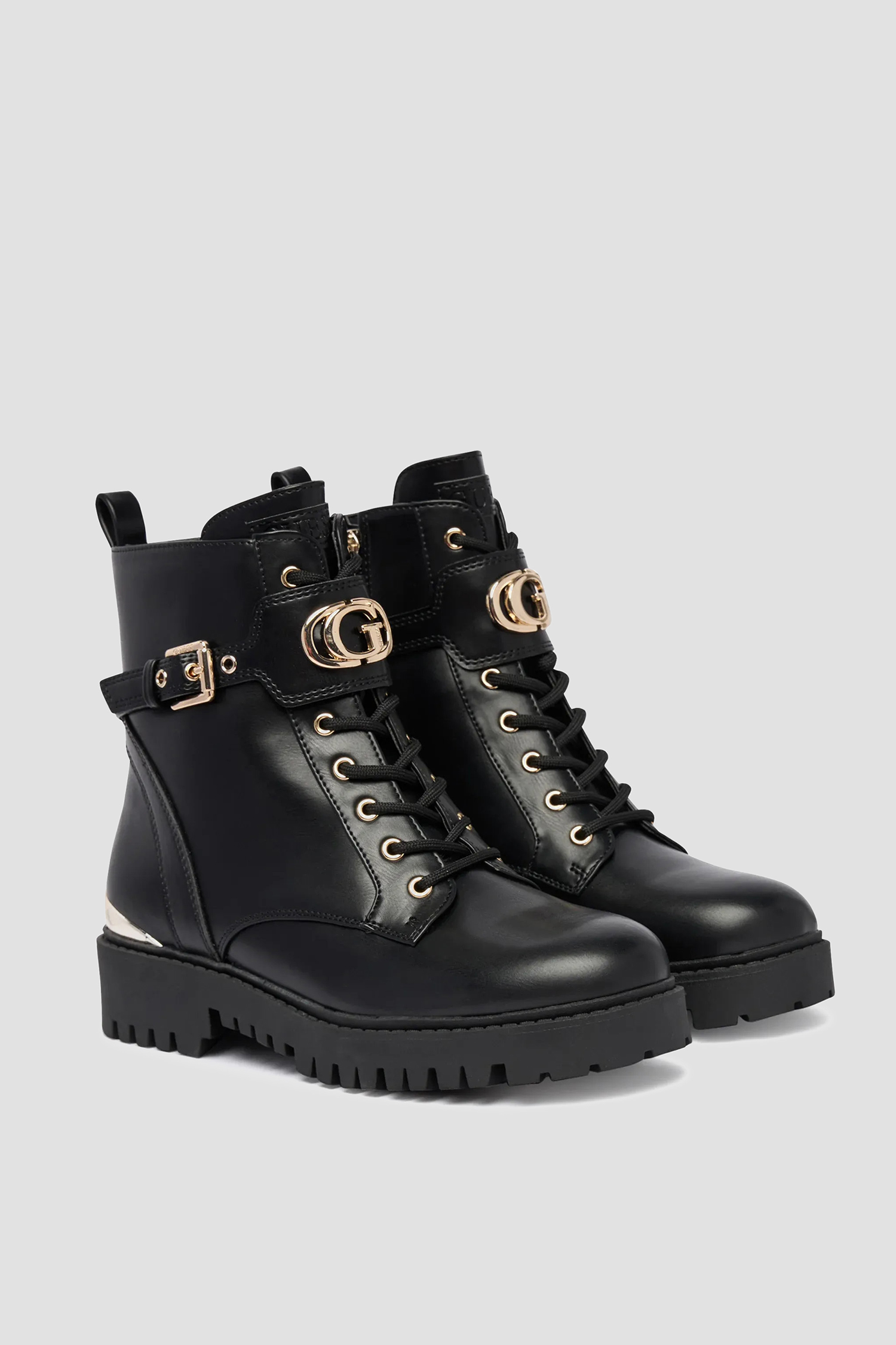 Женские черные ботинки Guess FLTOLA.ELE10;BLACK