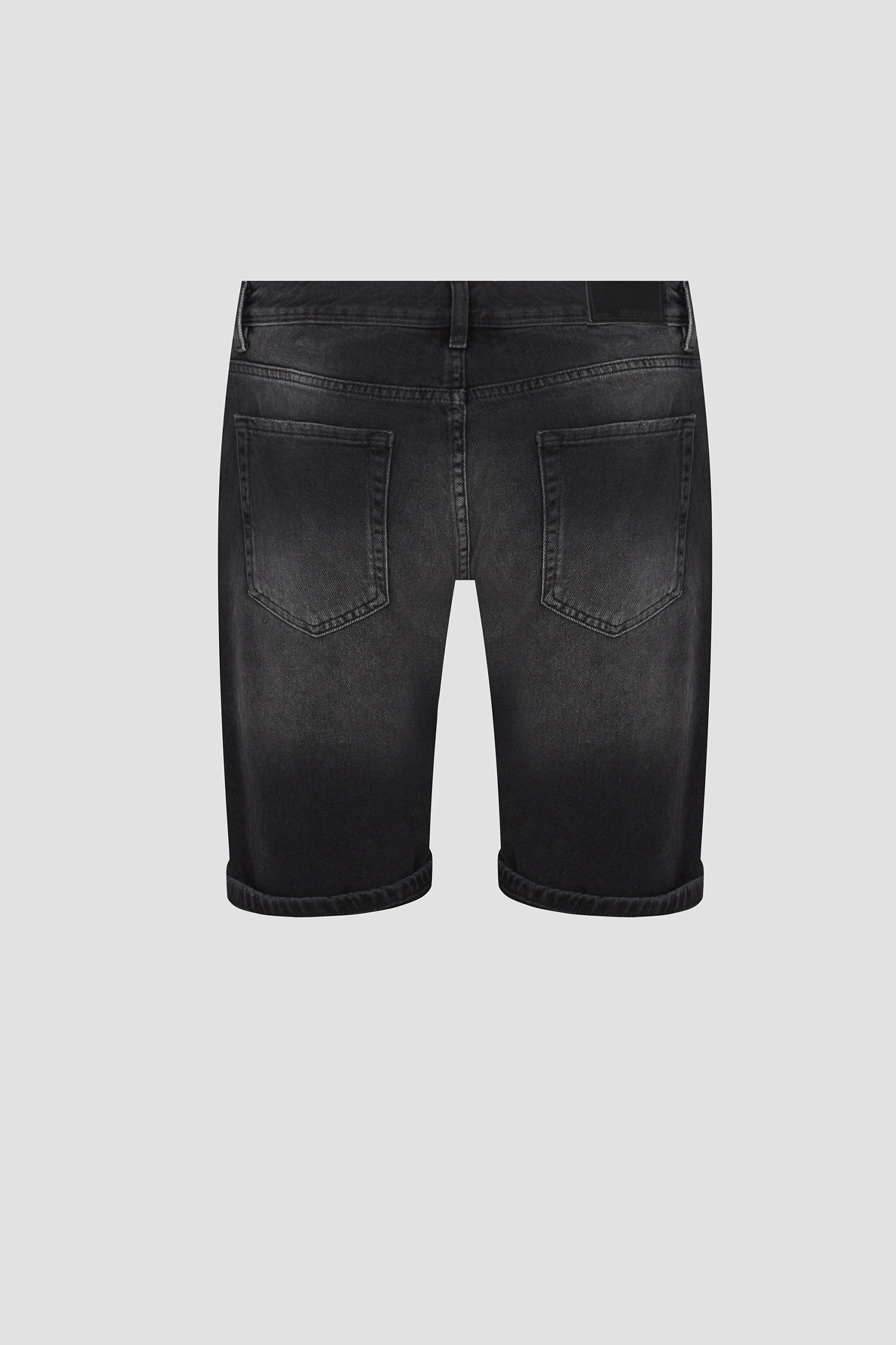 Мужские черные джинсовые шорты Antony Morato MMDS00076.FA750458;9000