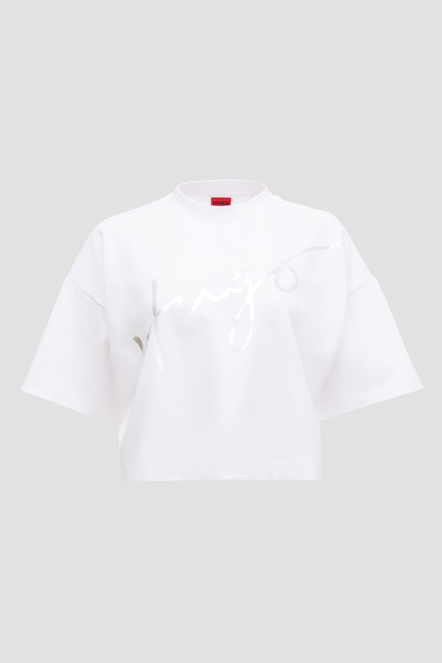 Женская белая футболка HUGO 50482939;100