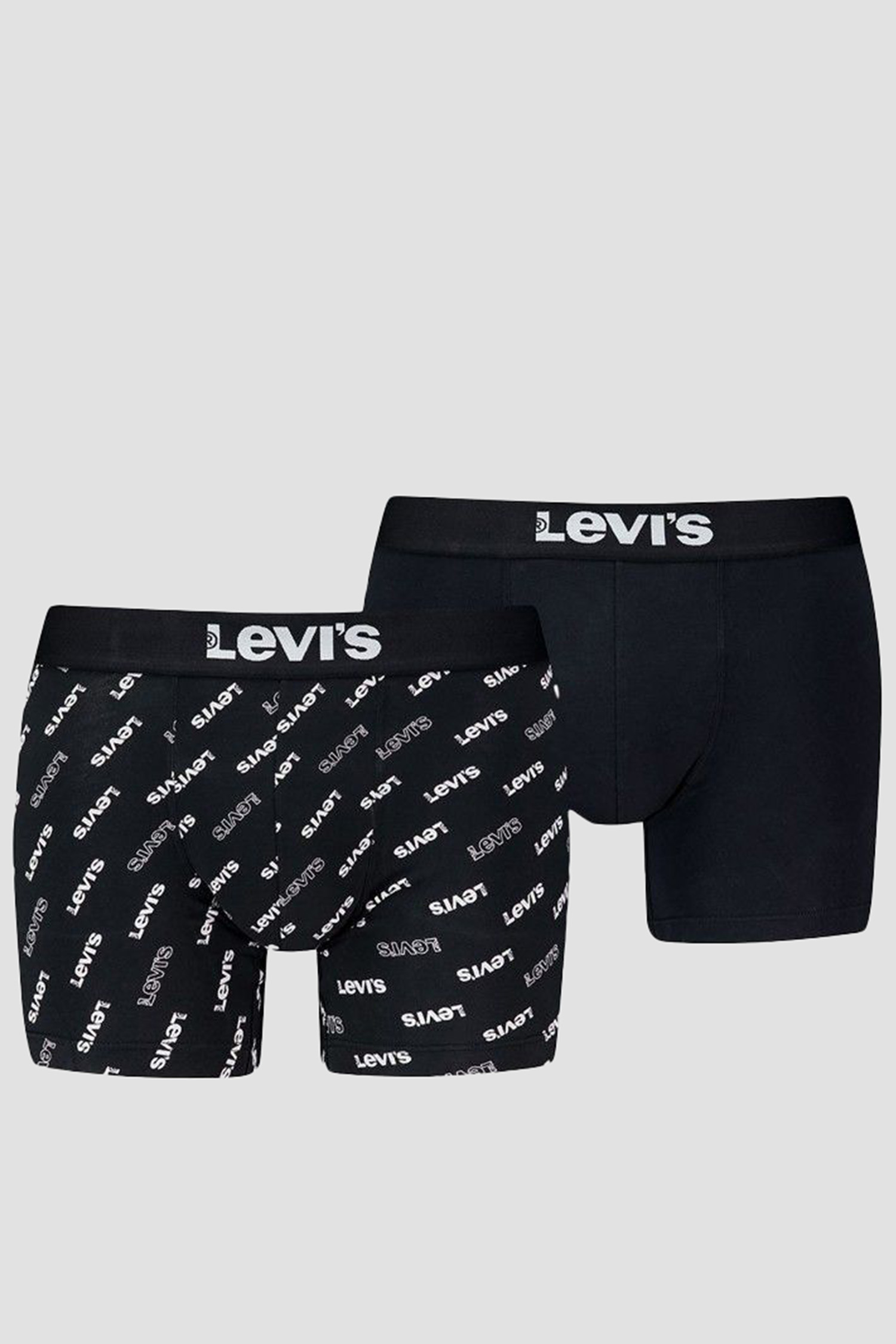 Чоловічі чорні боксери (2 шт) Levi’s® 701227428;003