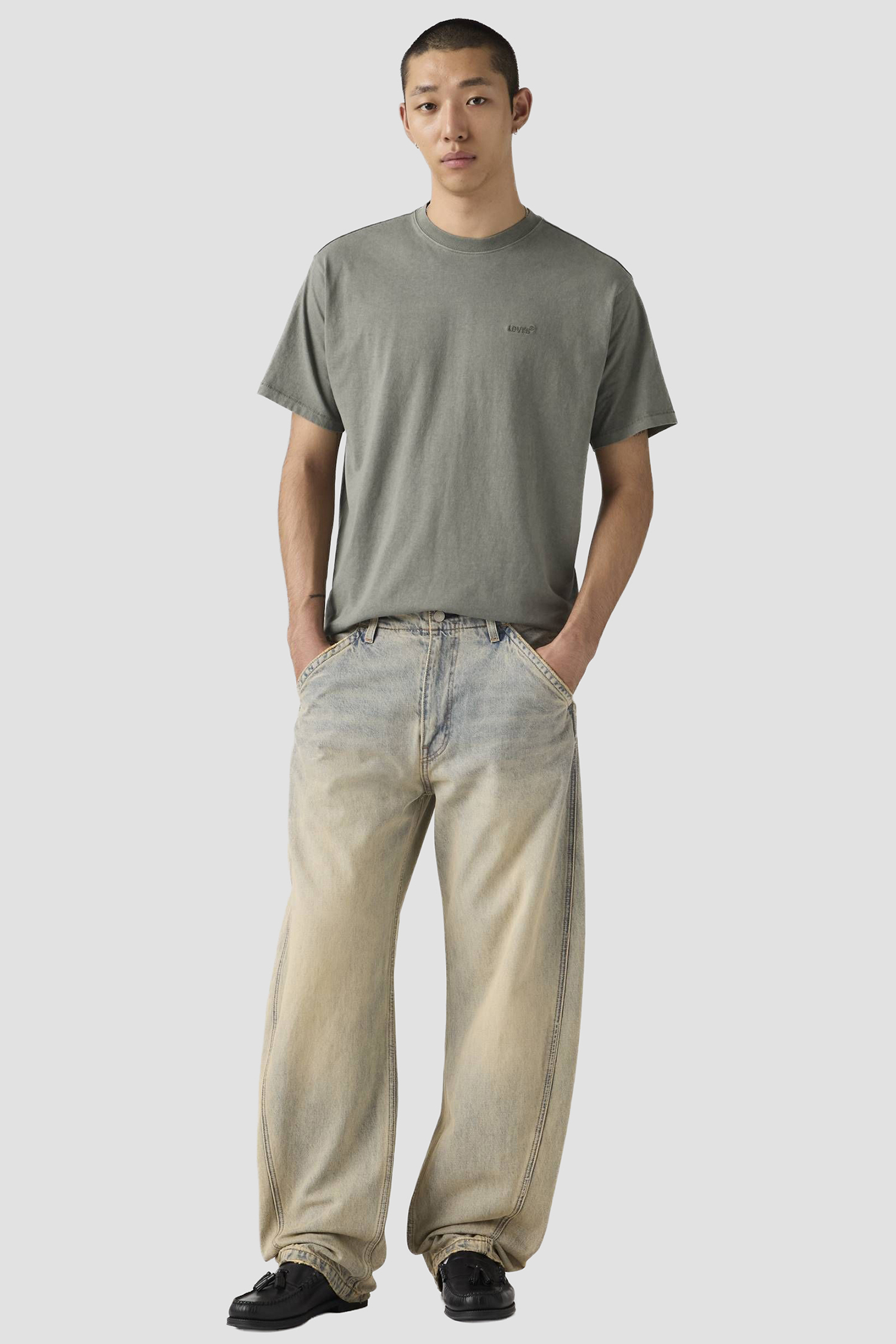 Чоловічі сірі джинси Baggy Barrel Levi’s® 0057O;0004