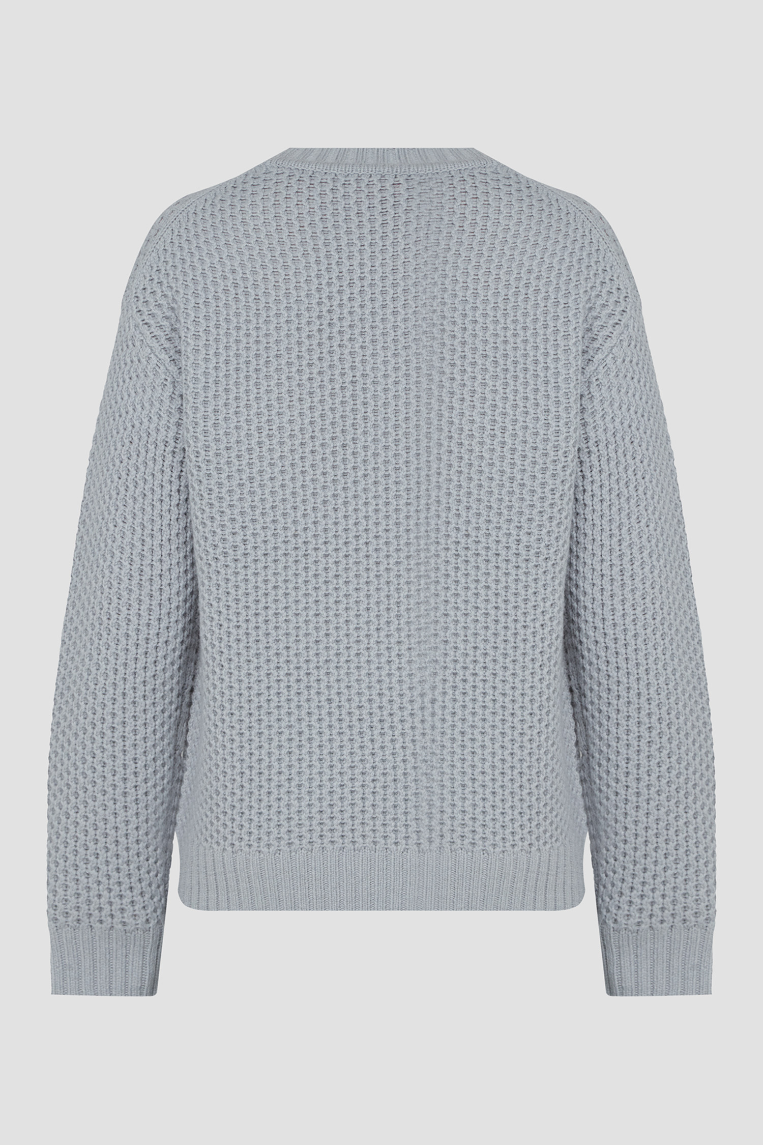 Мужской серый шерстяной свитер HUGO 50504388;039