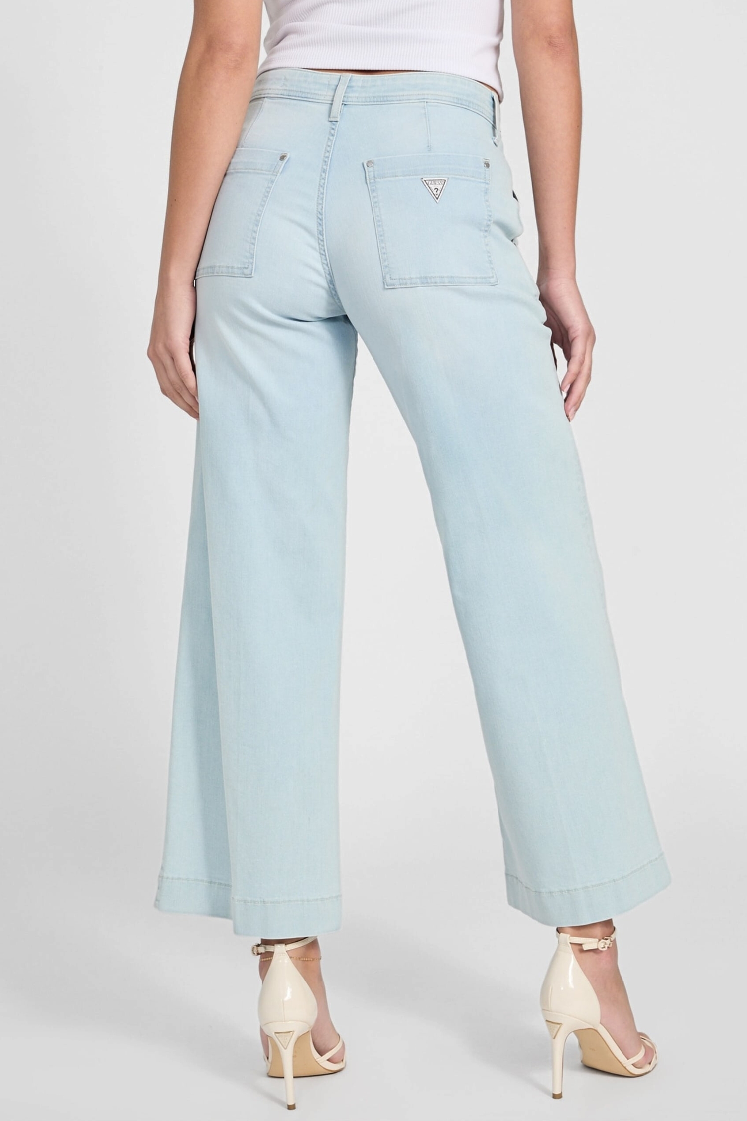 Женские голубые джинсы Guess W5GA1L.D5NB4;NGLH