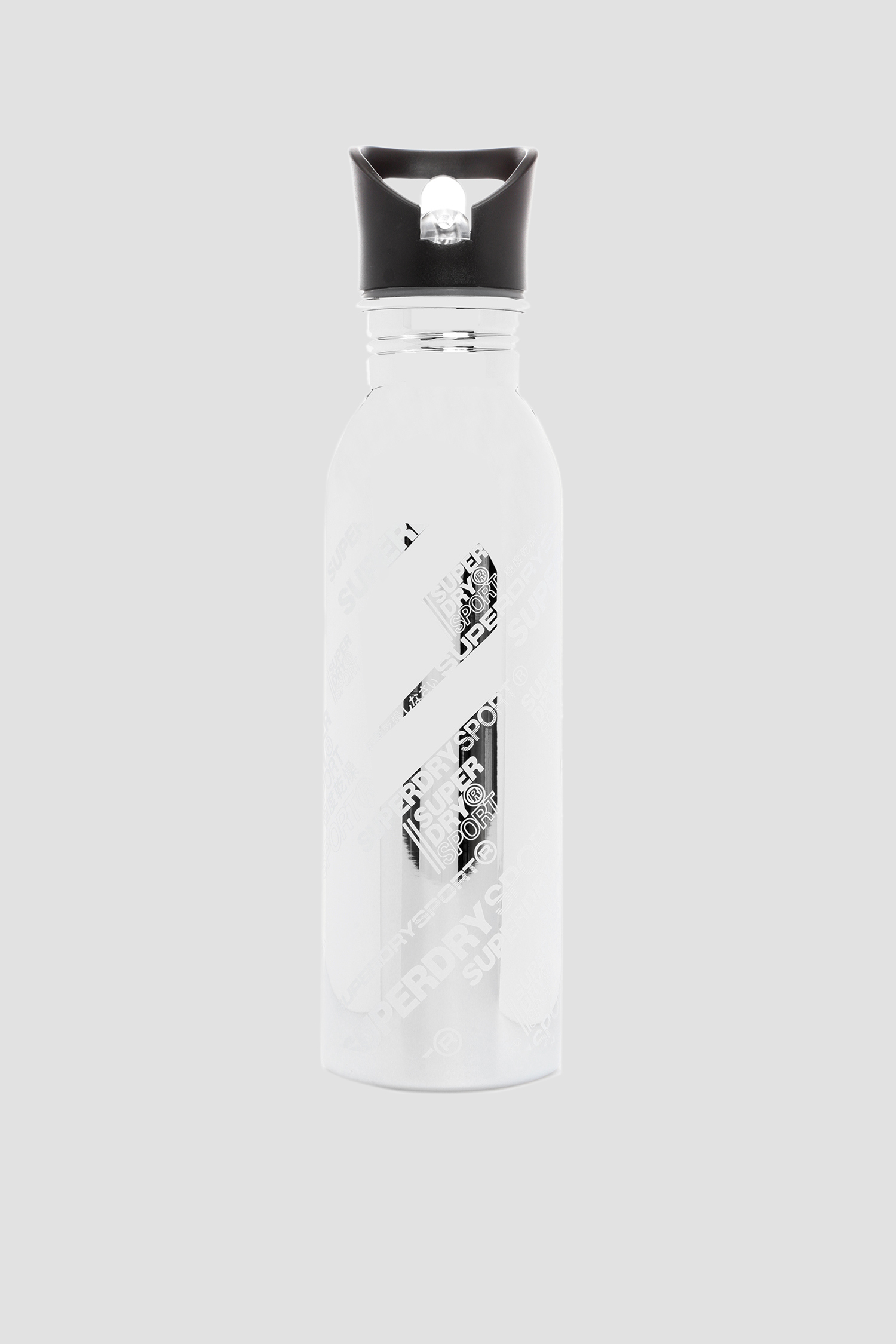 Женская серебристая бутылка для воды SuperDry GS4003ST;D5C