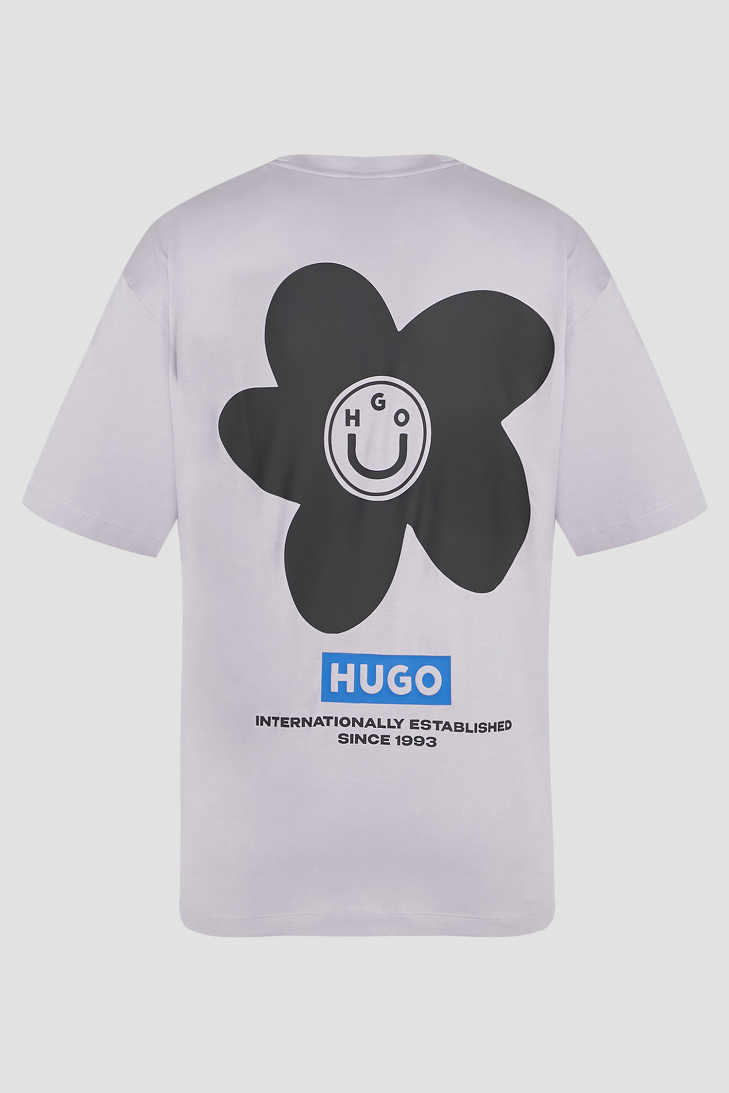 Мужская сиреневая футболка HUGO BLUE 50513214;541