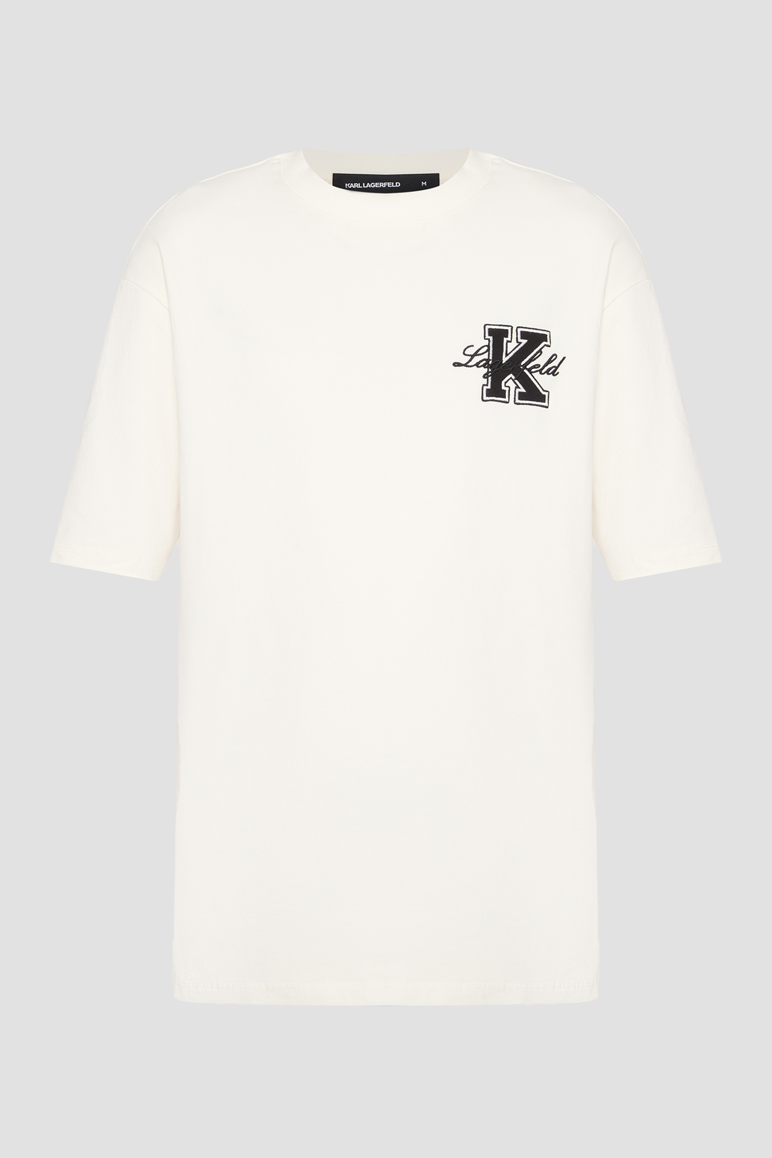 Мужская белая футболка Karl Lagerfeld 552221.755148;60