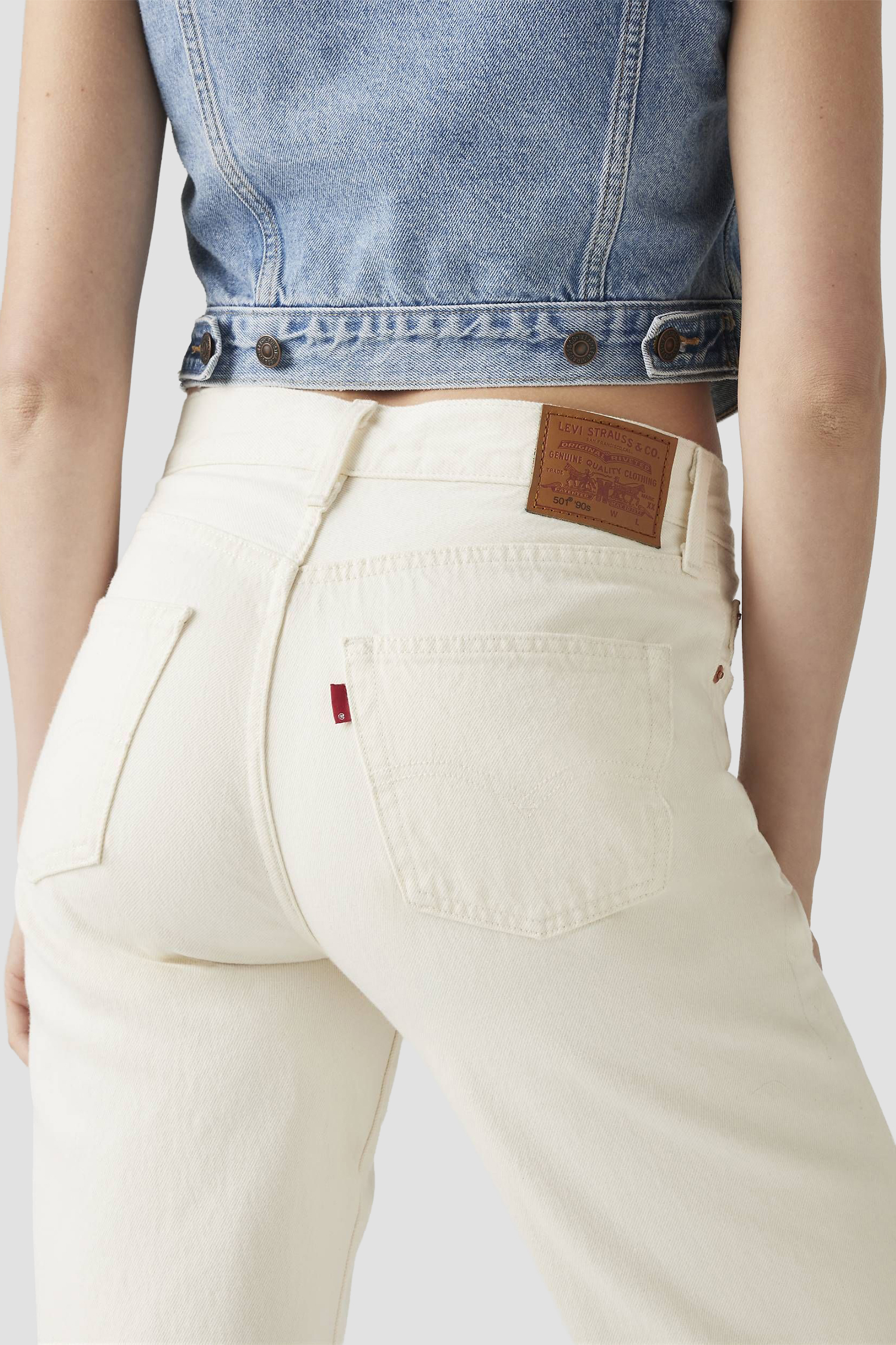 Женские белые джинсы 501® '90s Levi’s® A1959;0032