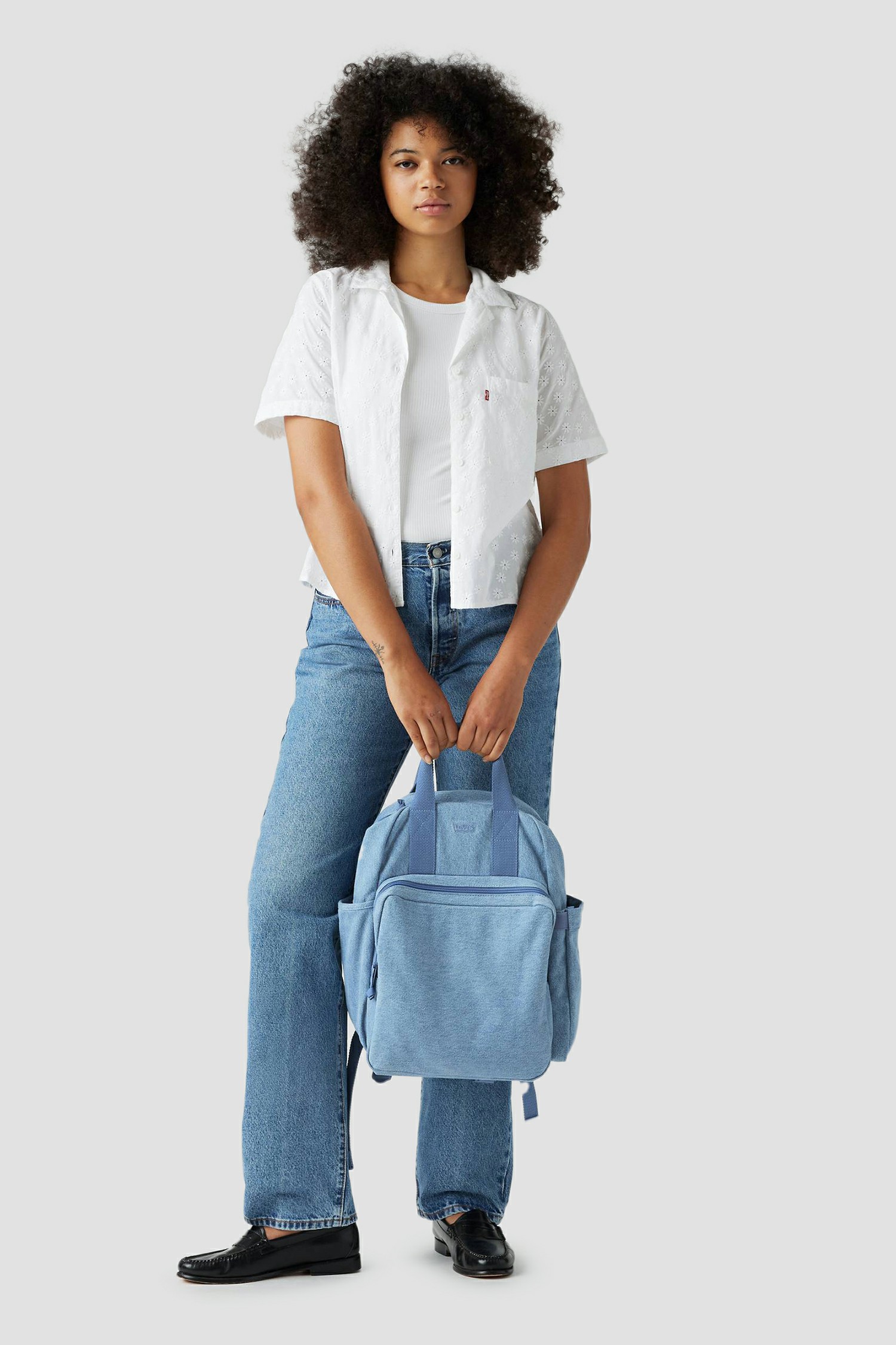 Жіночий блакитний джинсовий рюкзак Levi’s® 235418;13.13