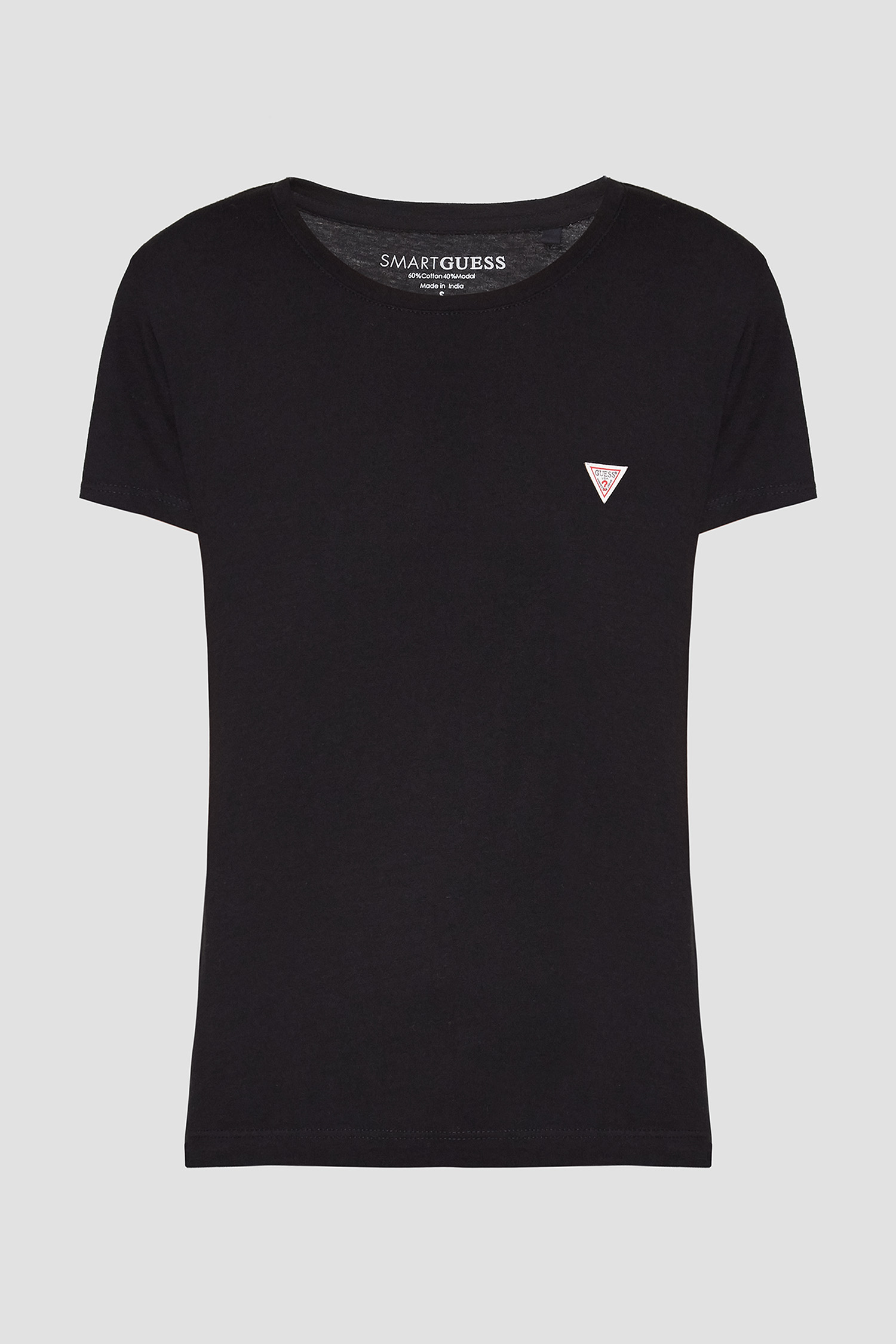 Женская черная футболка Guess W0GI64.R9I50;JBLK — Ultrashop