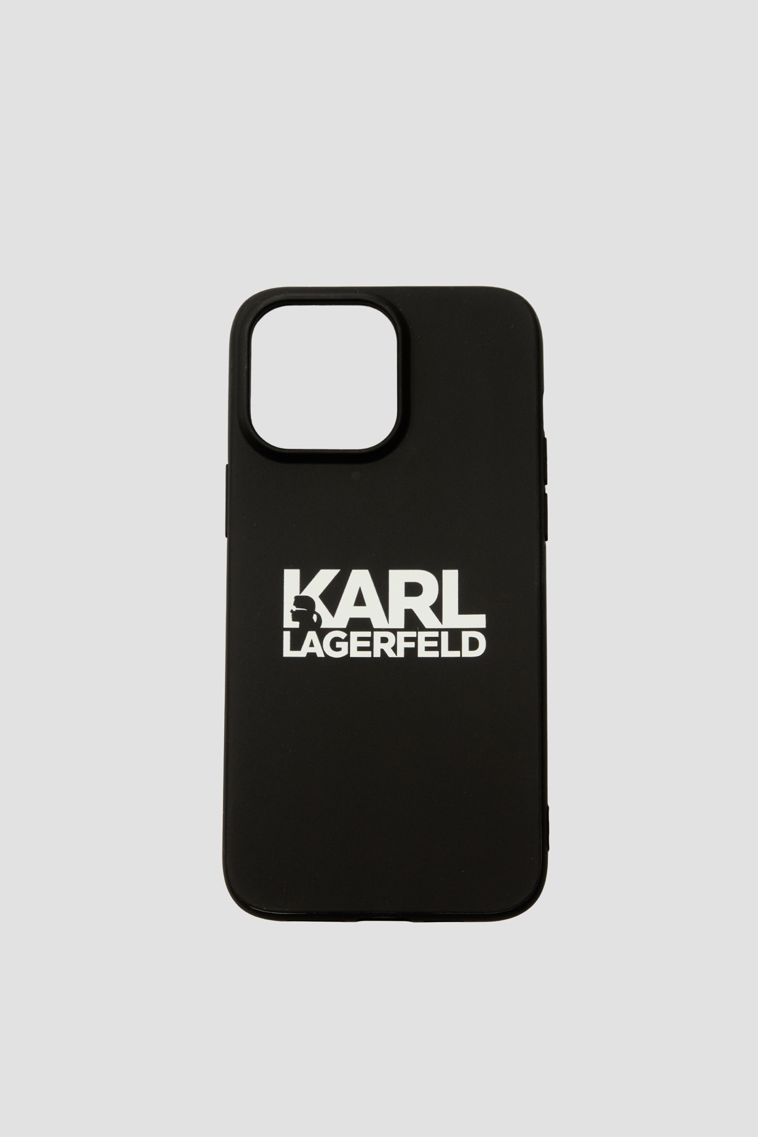Чорний чохол для телефона iPhone 14 Karl Lagerfeld Чохол KL Logo iPhone14;BLACK