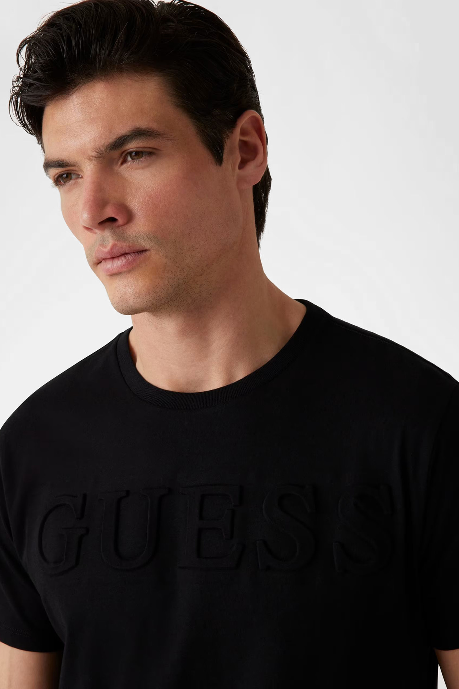 Мужская черная футболка Guess M4PI0E.K8HM4;JBLK