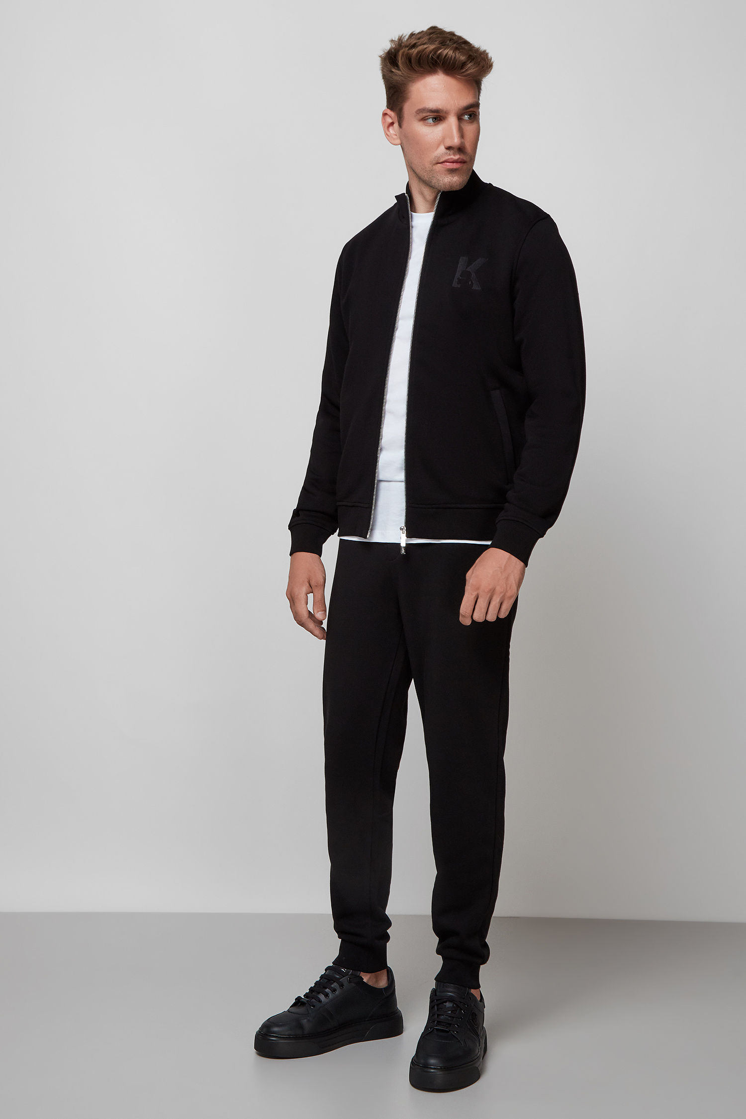 Мужская черная спортивная кофта Karl Lagerfeld 500900.705891;990