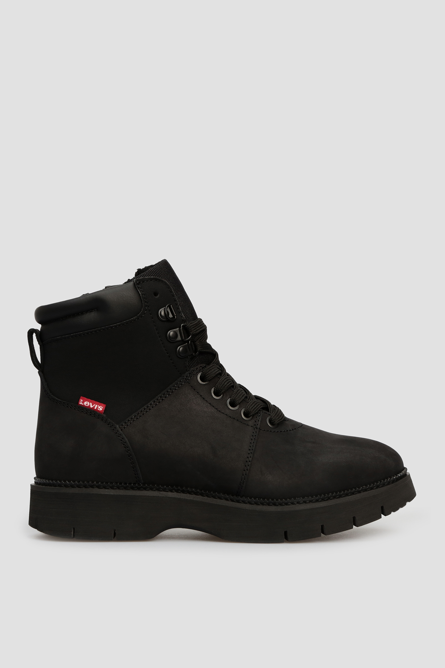 Женские черные кожаные ботинки Levi’s® 232330;598.60