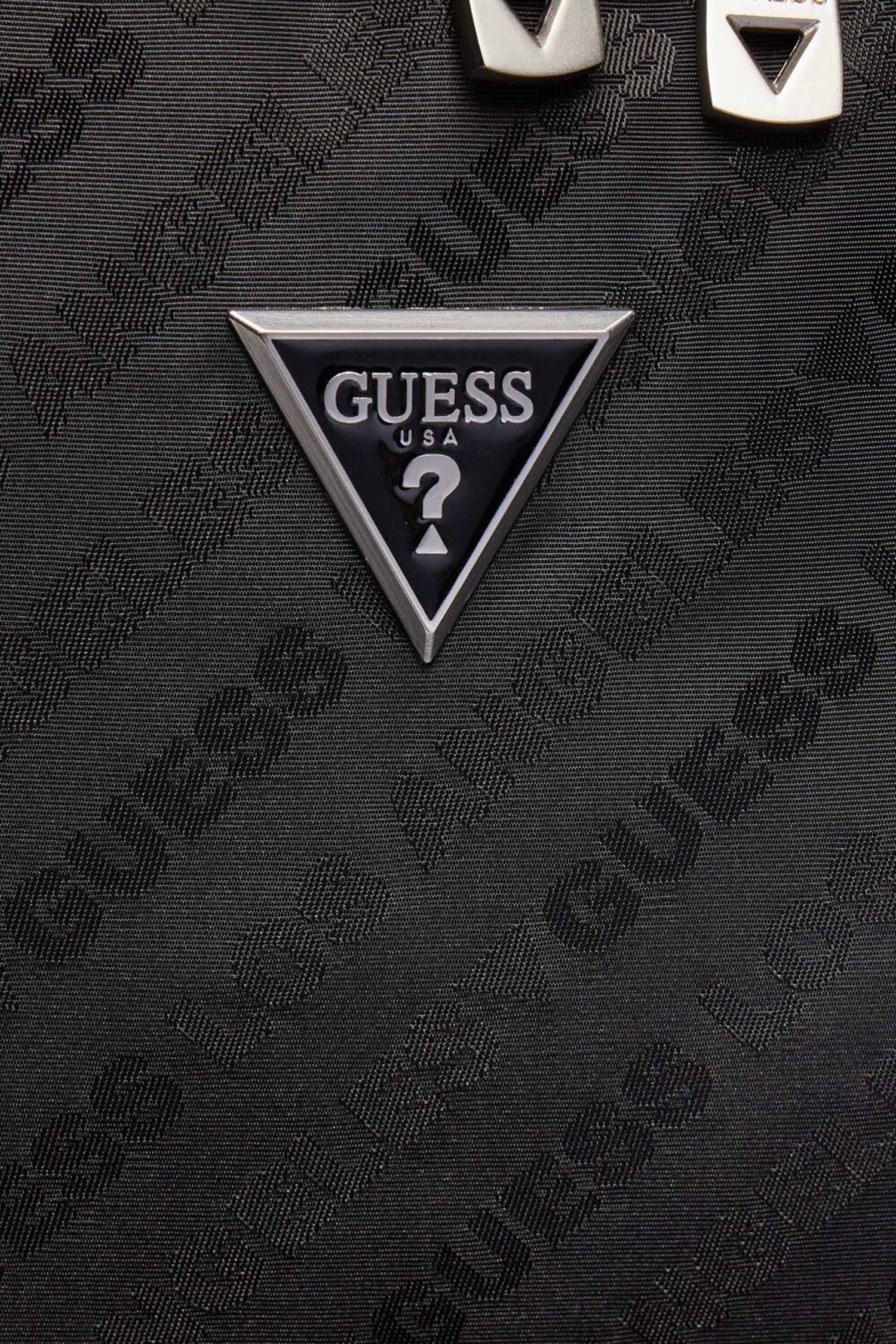 Мужской черный рюкзак с узором Guess HMVEJG.P4206;BLA