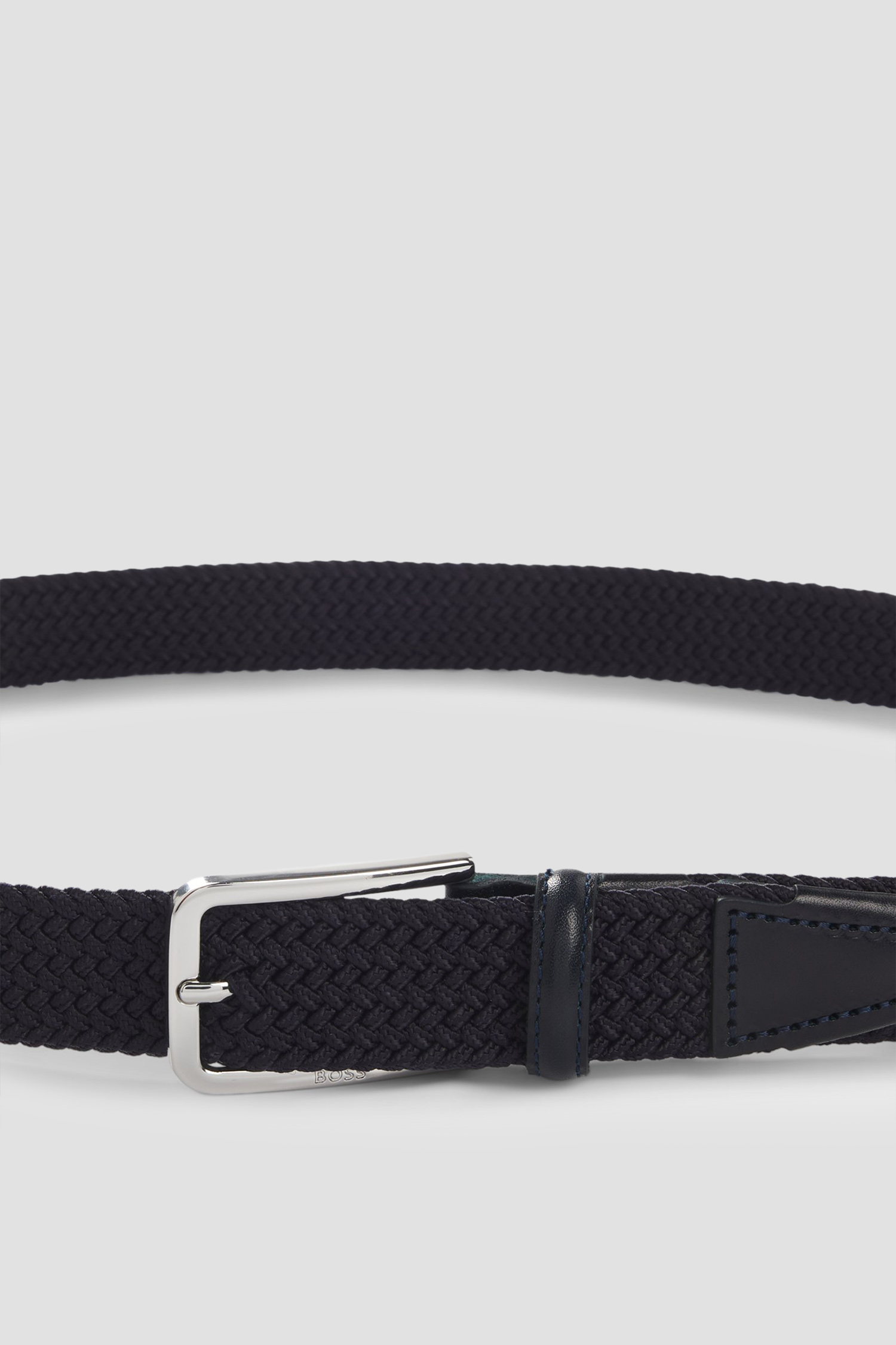 Чоловічий темно-синій ремінь BOSS 50481026;410