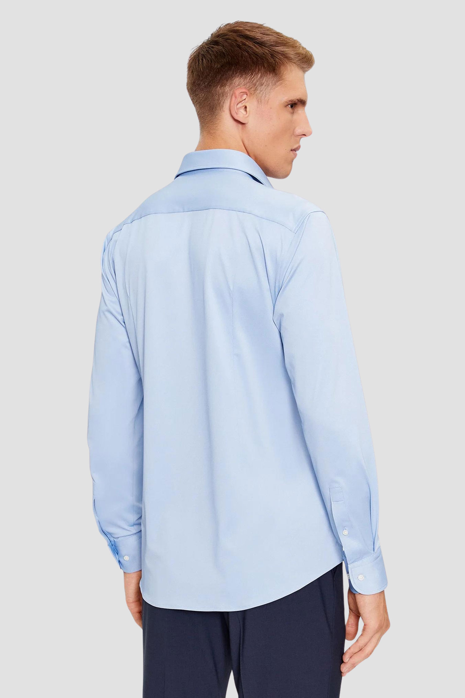 Чоловіча блакитна сорочка BOSS 50503533;450