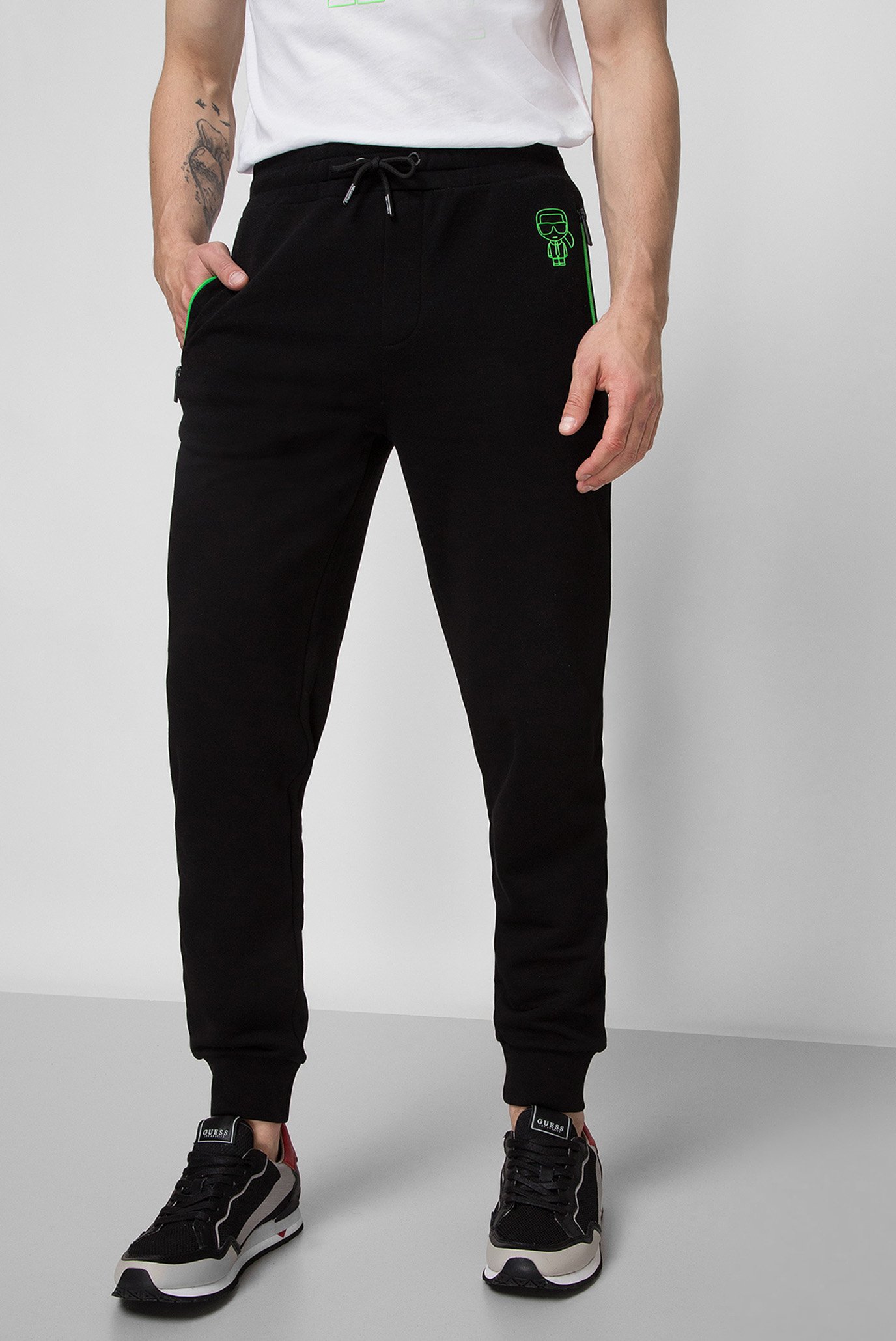 Мужские черные спортивные брюки Karl Lagerfeld 501900.705082;990