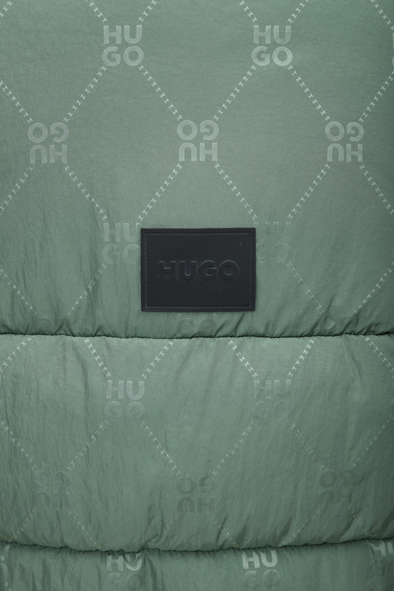 Женский зеленый жилет с узором HUGO 50529347;973