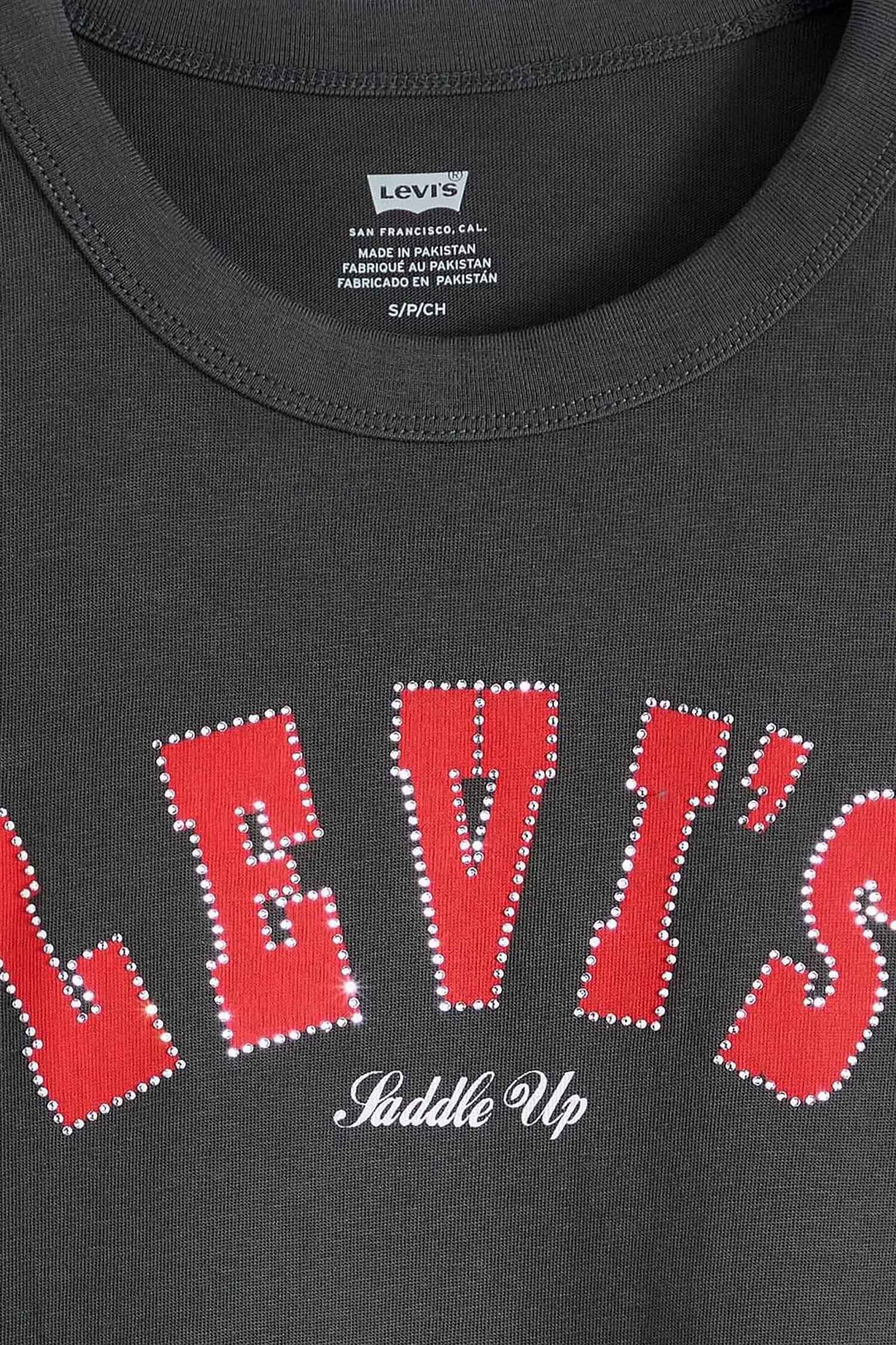 Жіноча темно-сіра футболка Levi’s® 001MX;0022