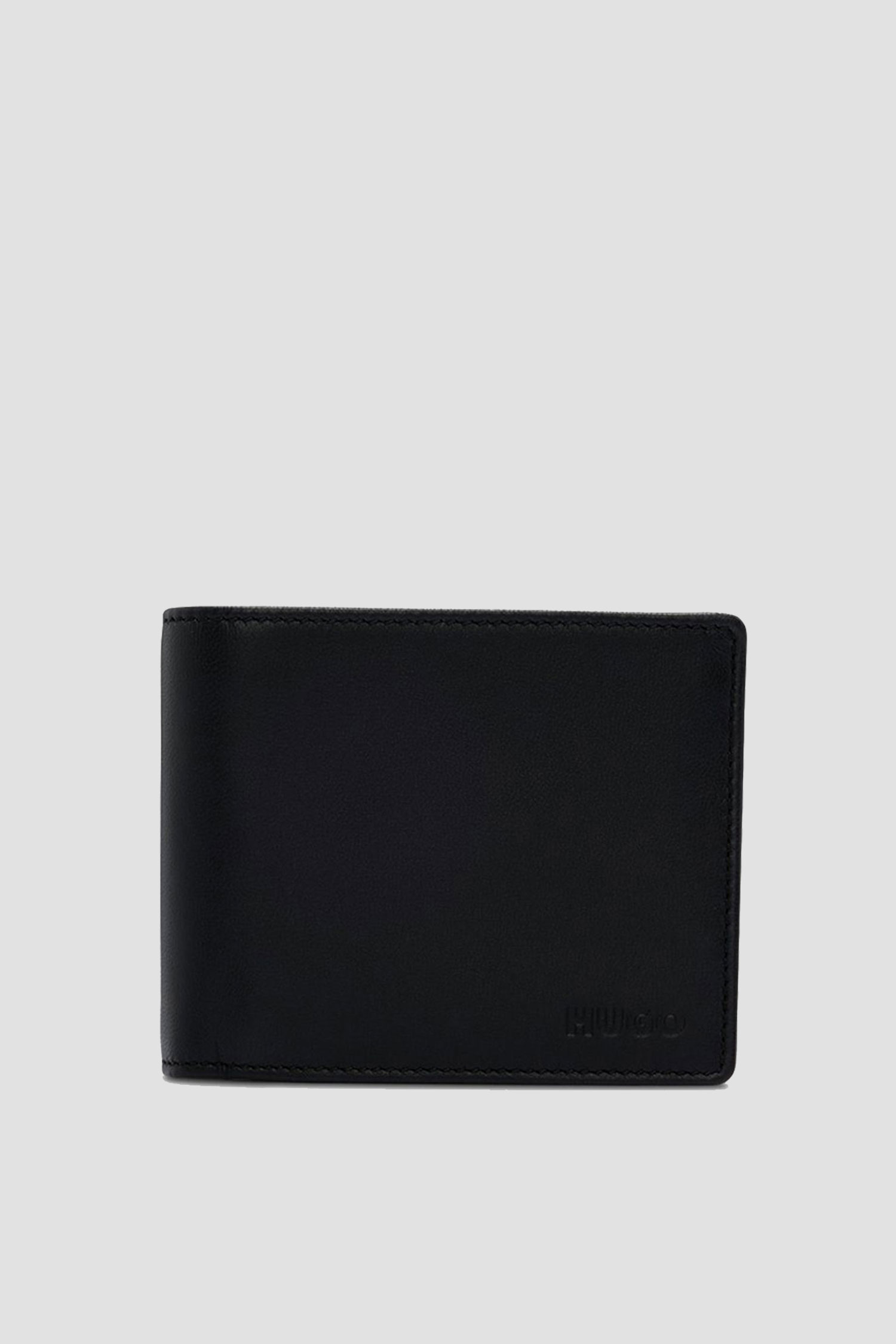 Чоловічий чорний шкіряний гаманець HUGO 50471612;001