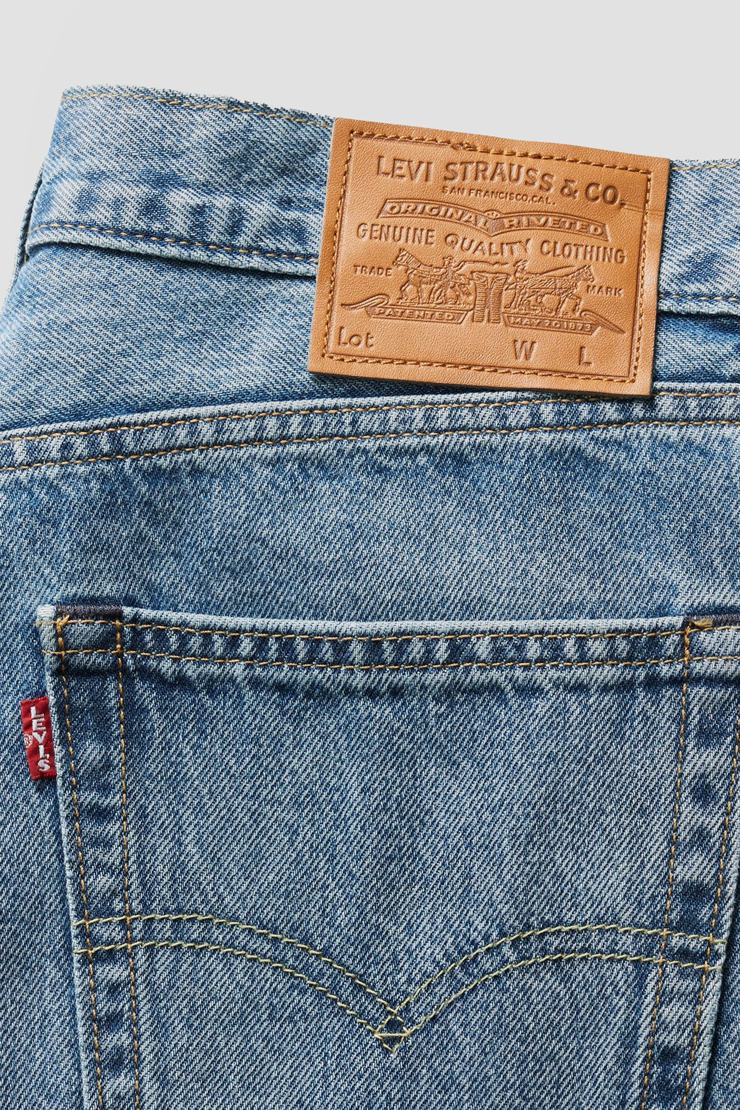 Чоловічі сині джинсові шорти 478 Baggy 12