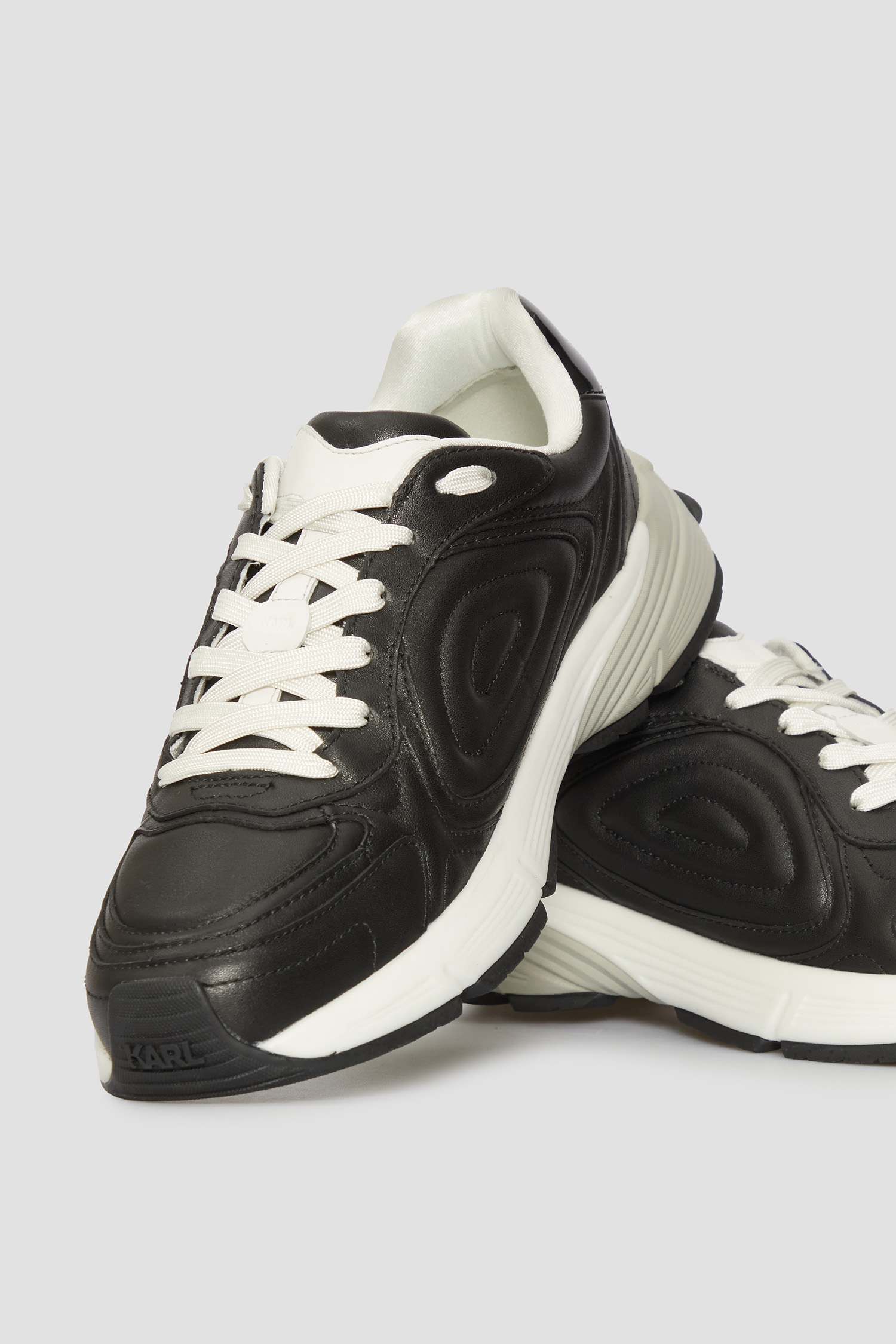Чоловічі чорні шкіряні кросівки Karl Lagerfeld 553470.855040;990