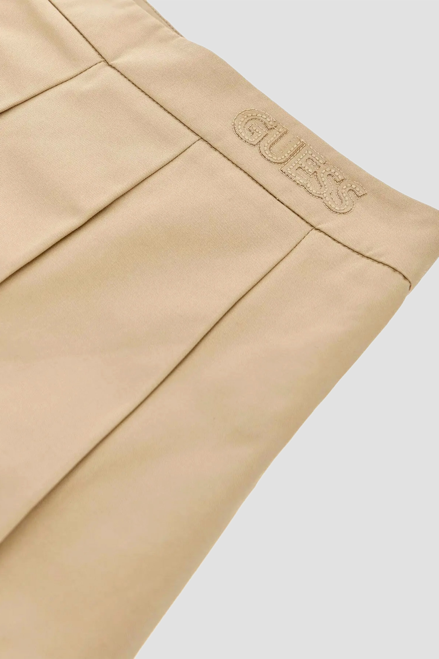 Жіноча бежева плісирована спідниця Guess W6YD14.W2940;A117