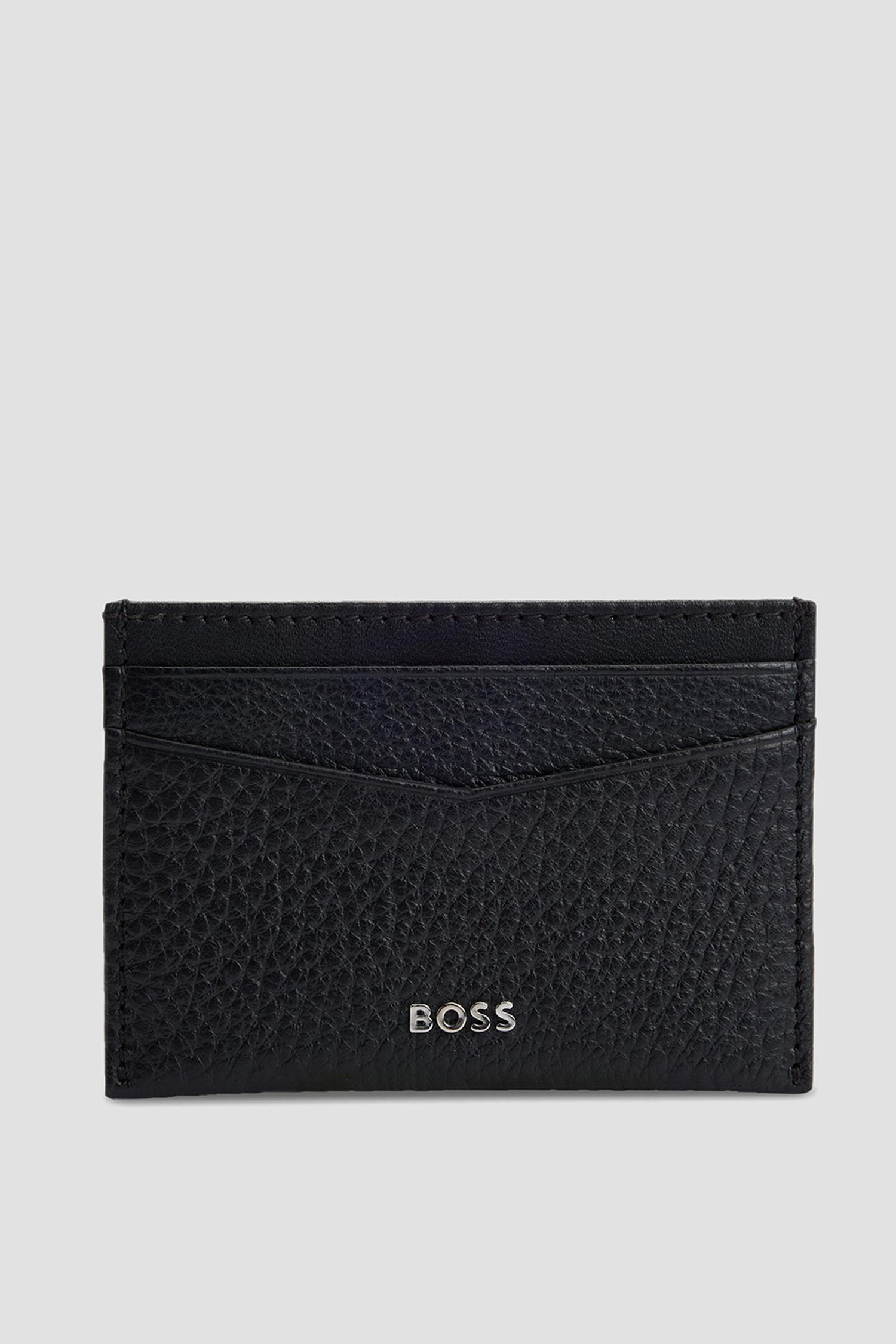 Мужской черный кожаный кардхолдер BOSS 50529515;001