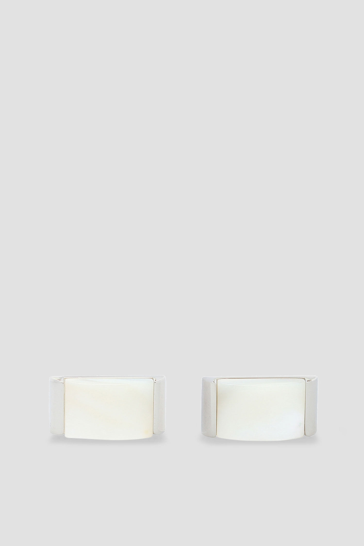 Мужские серебристые запонки Karl Lagerfeld 582187.805702;10