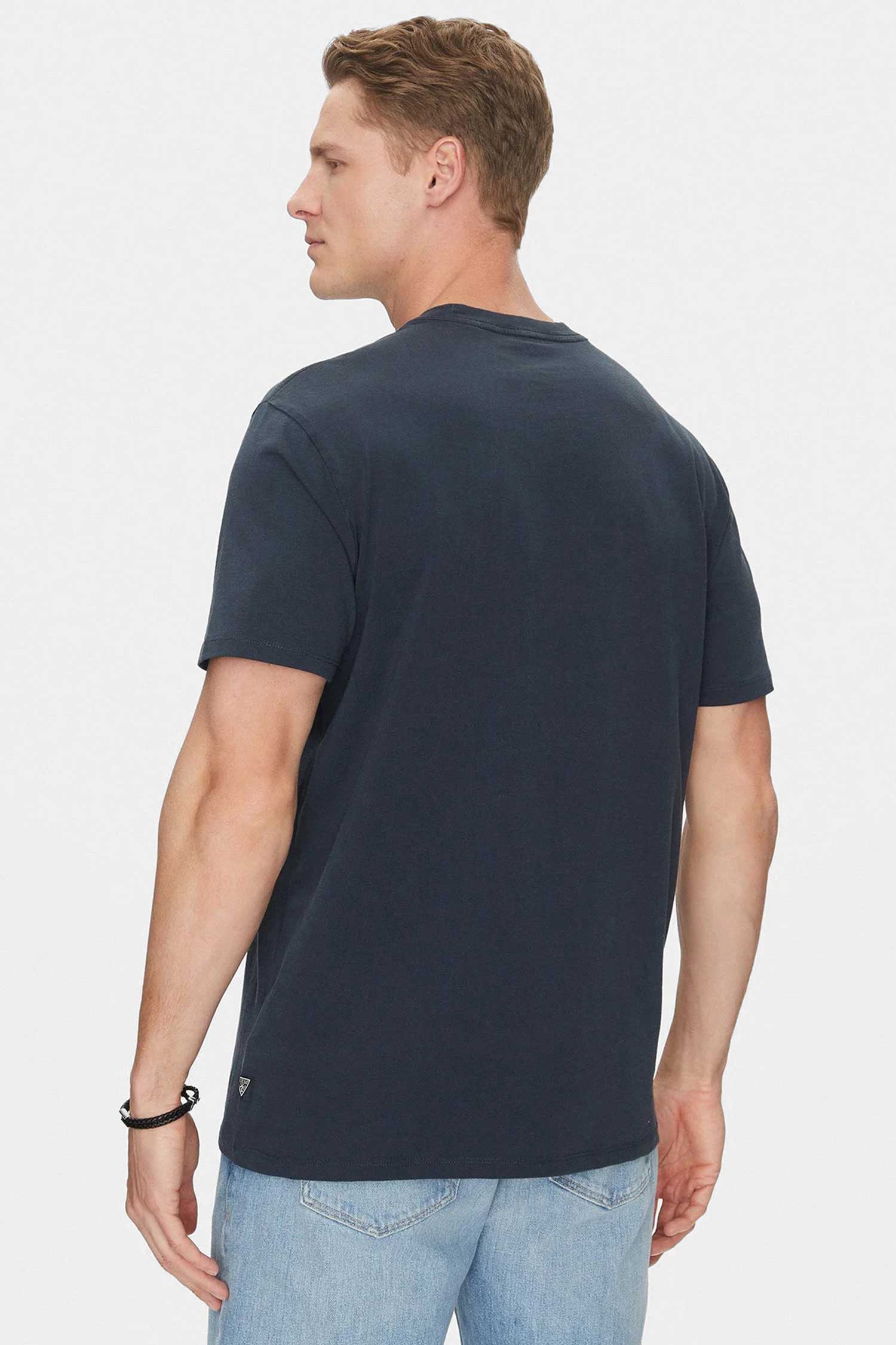 Чоловіча темно-синя футболка Guess M5GI27.KBW41;F73J