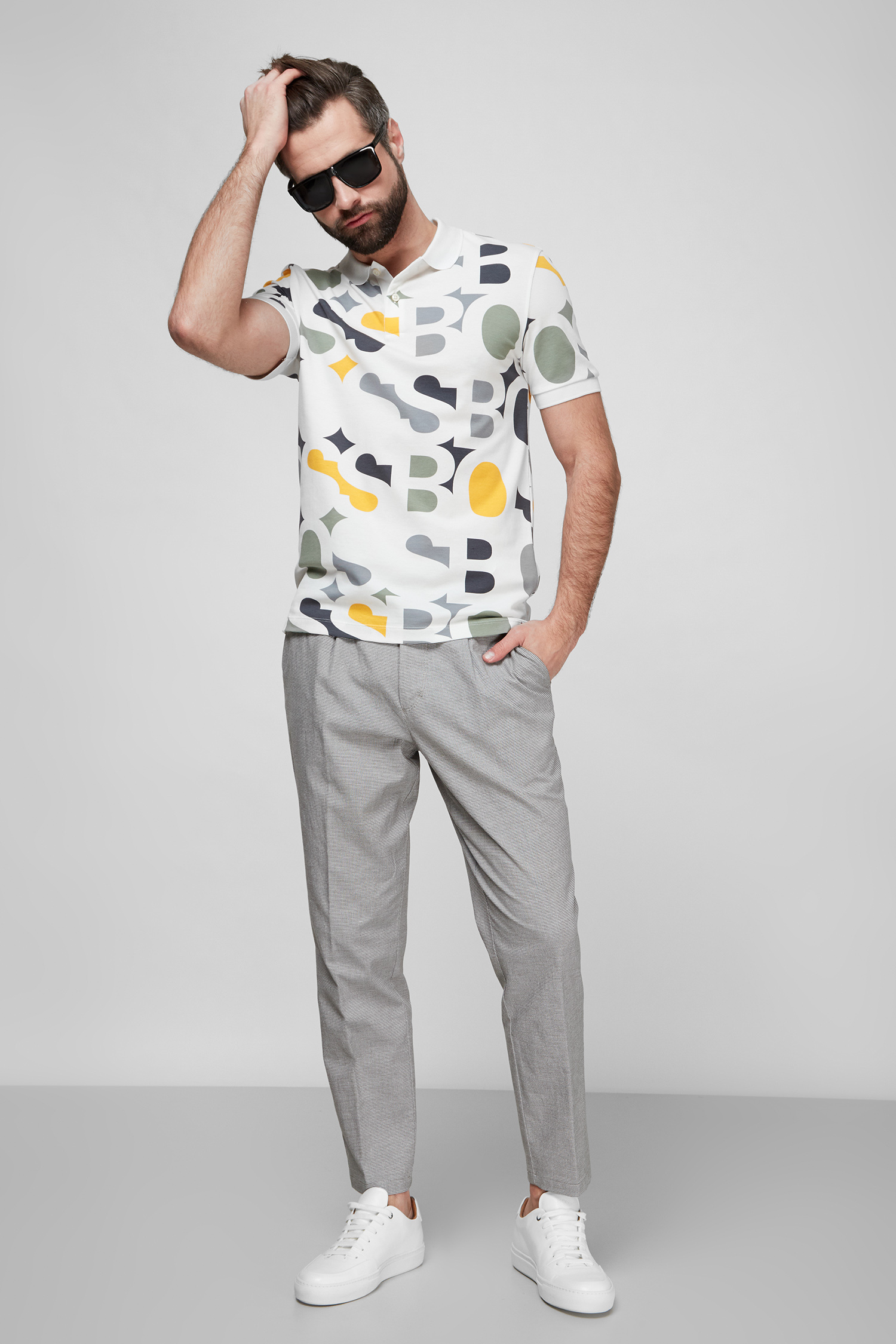 Мужские серые брюки BOSS 50469036;380