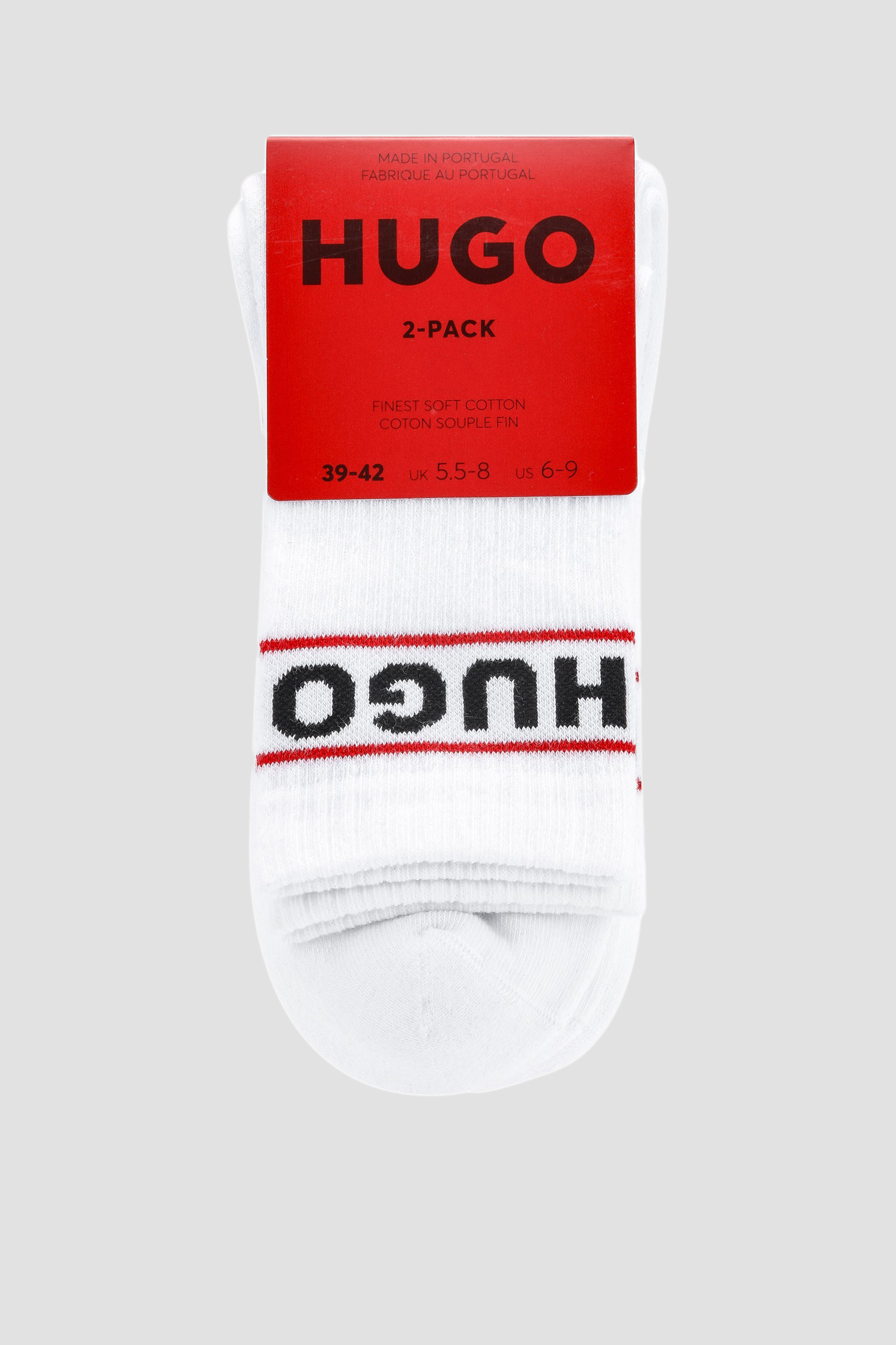 Женские белые носки (2 пары) HUGO 50469276;100