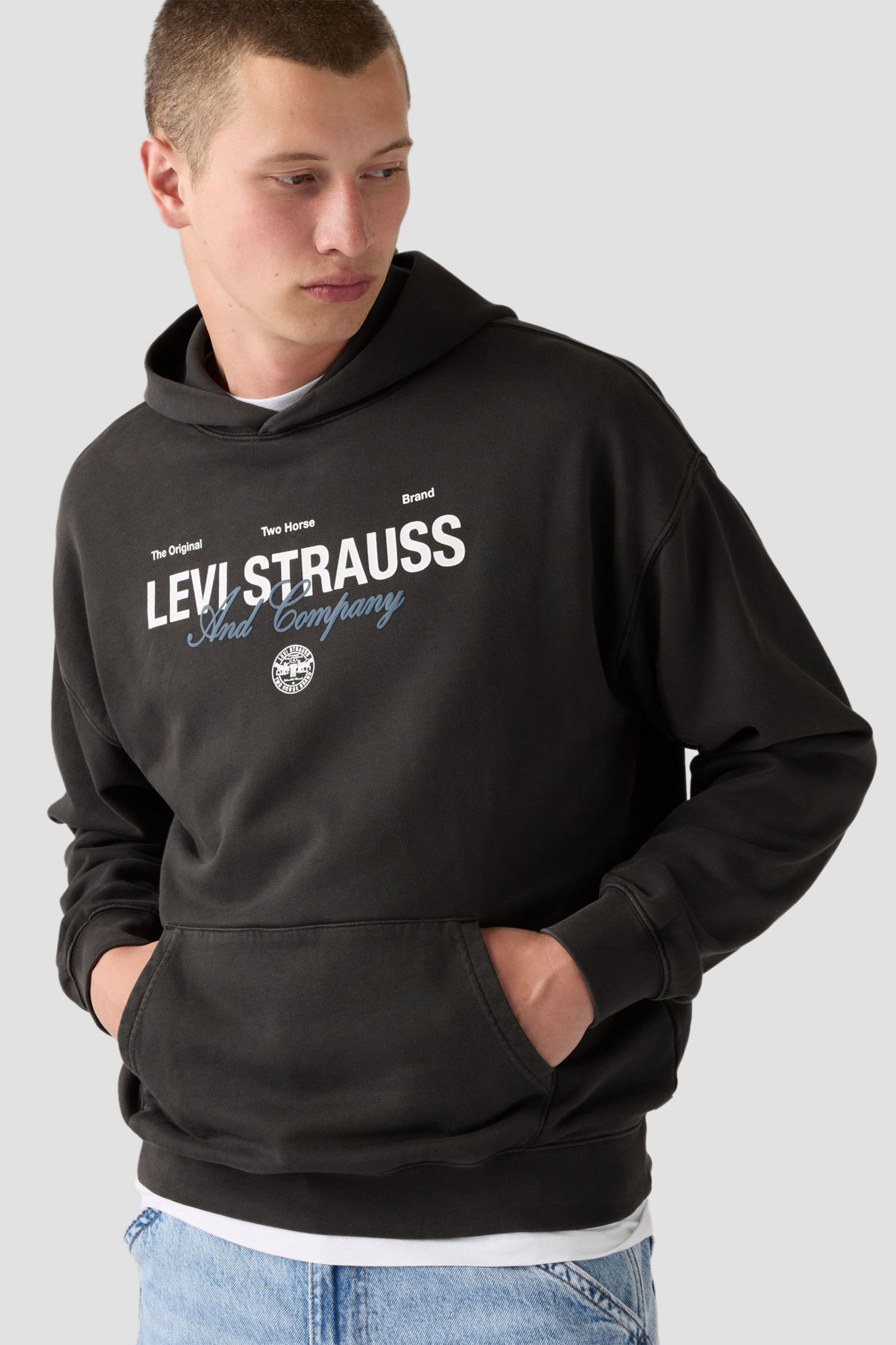 Мужское черное худи Levi’s® 0065D;0002