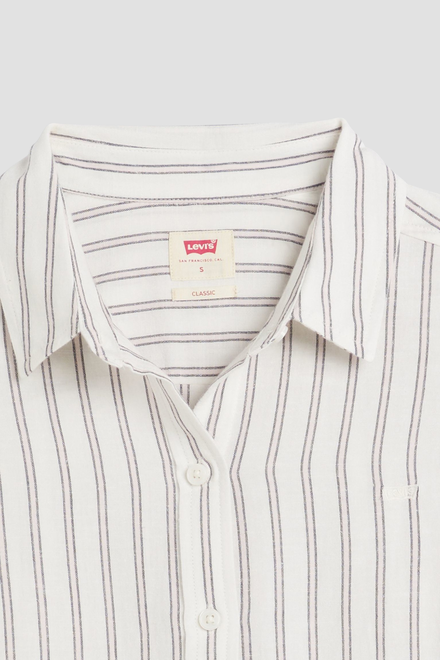 Женская белая блуза в полоску Levi’s® 34574;0053
