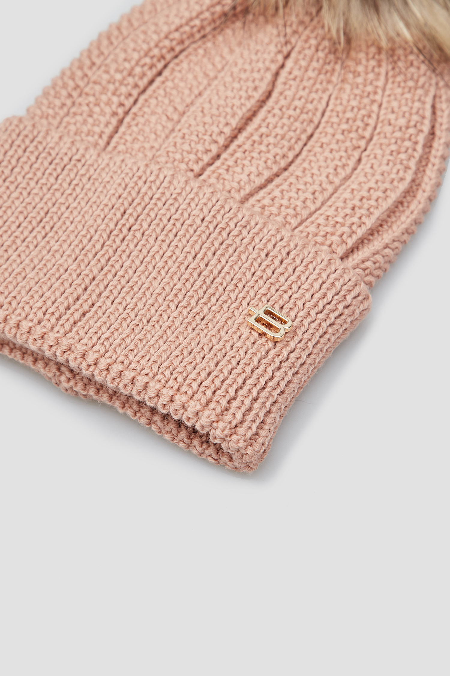 Женская розовая шерстяная шапка BALDININI L3B020XXMSLA;7862