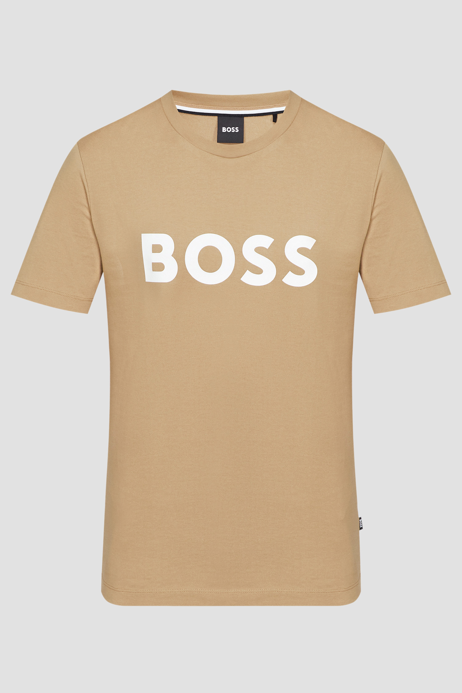 Чоловіча бежева футболка BOSS 50495742;260