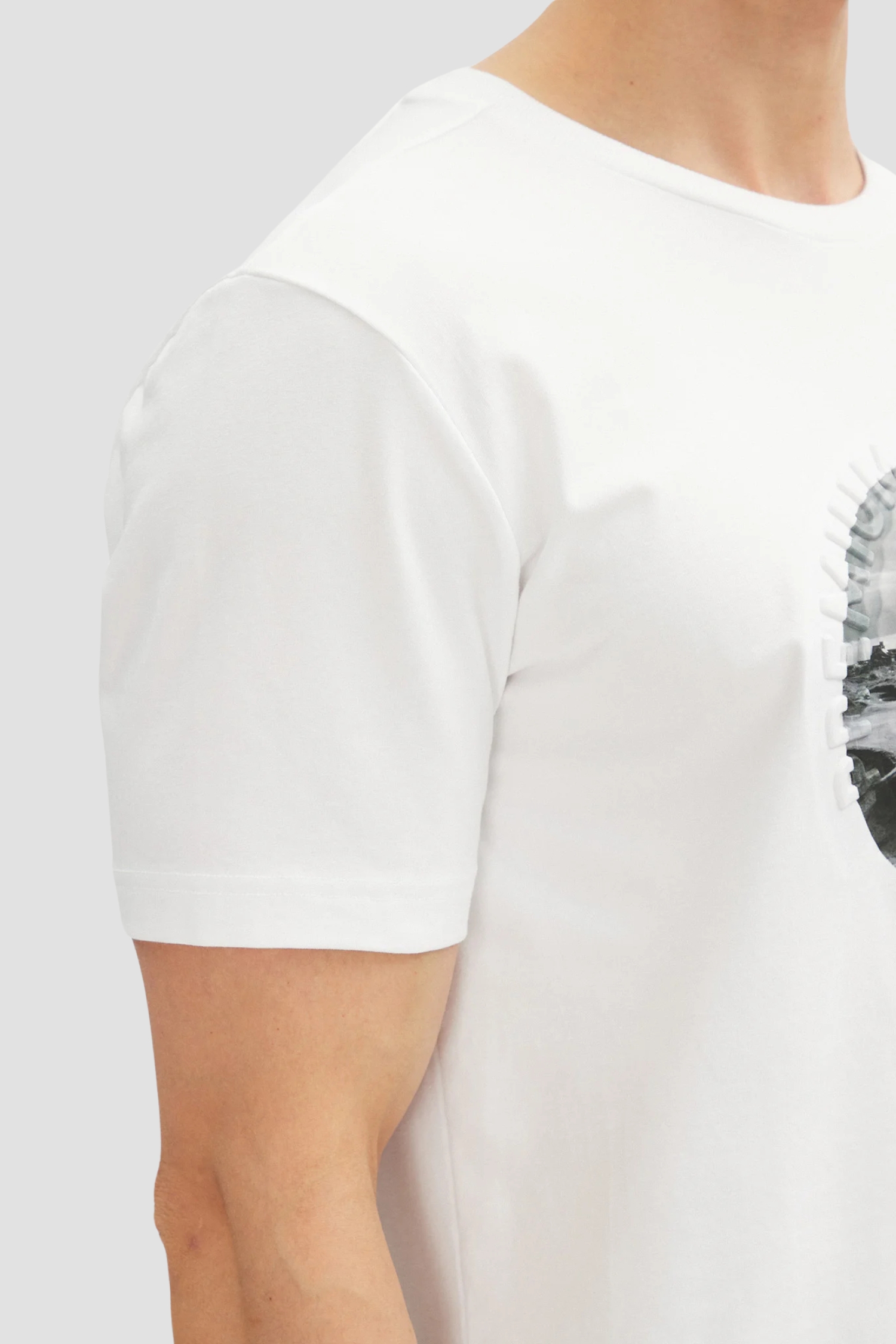 Мужская белая футболка BOSS 50537847;100