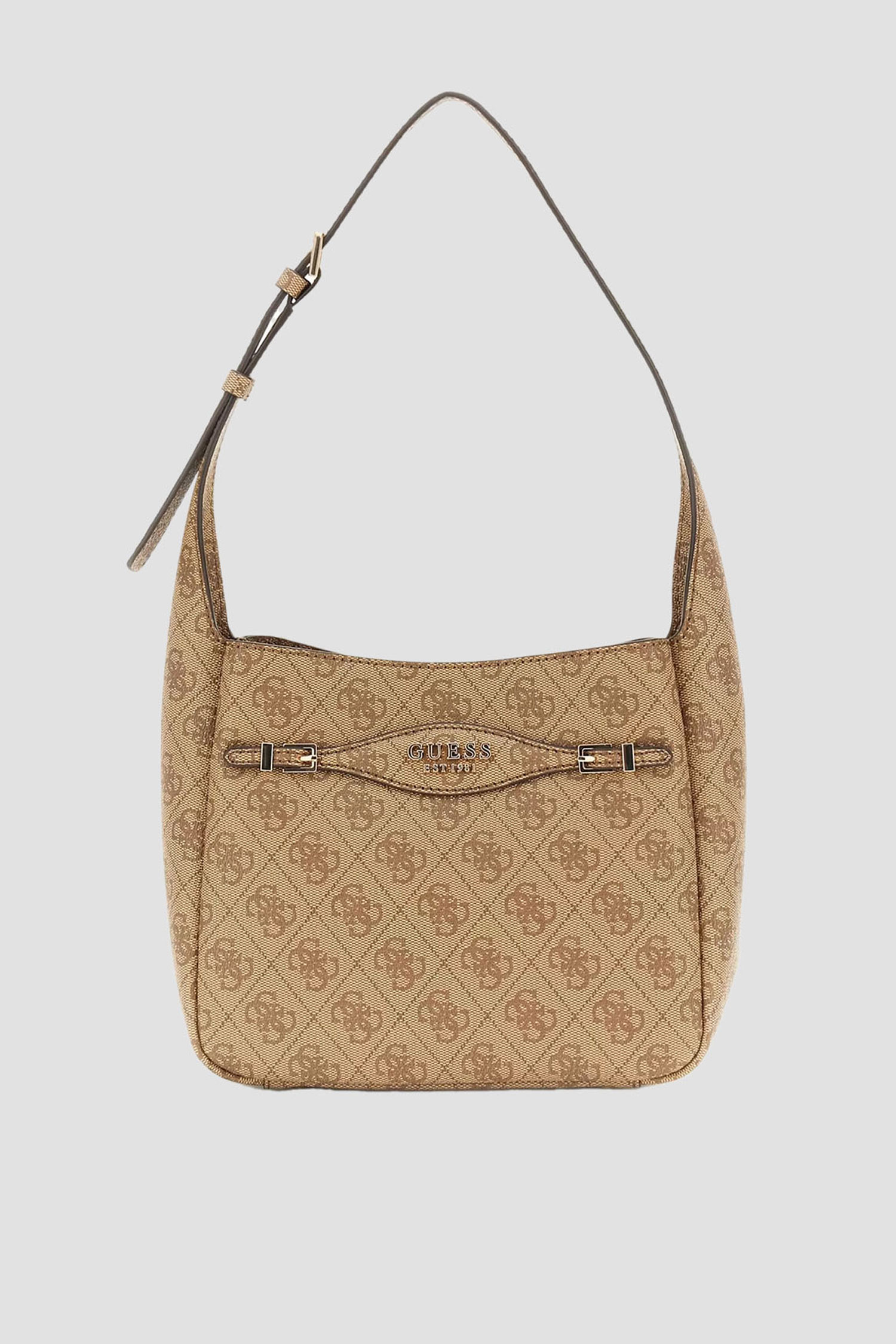 Женская бежевая сумка с узором Guess HWSG96.52010;LTL