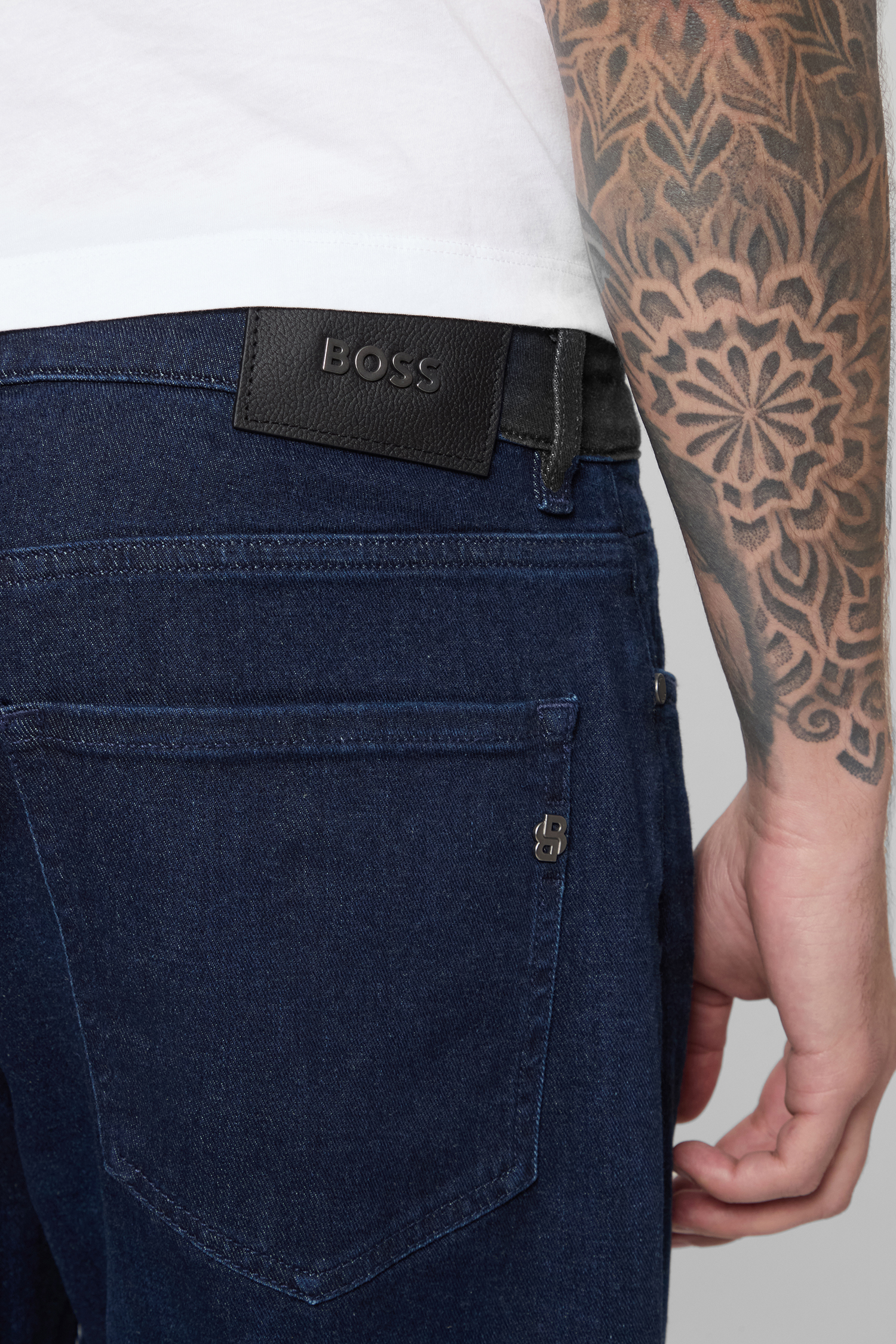 Чоловічі темно-сині джинси BOSS 50523240;415