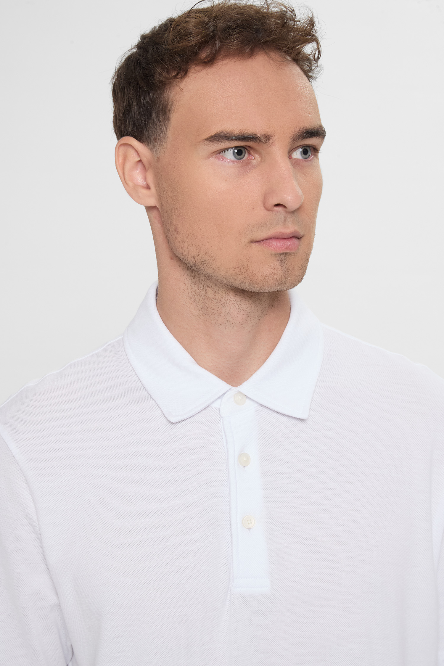 Мужское белое поло BECKHAM x BOSS BOSS 50554093;100