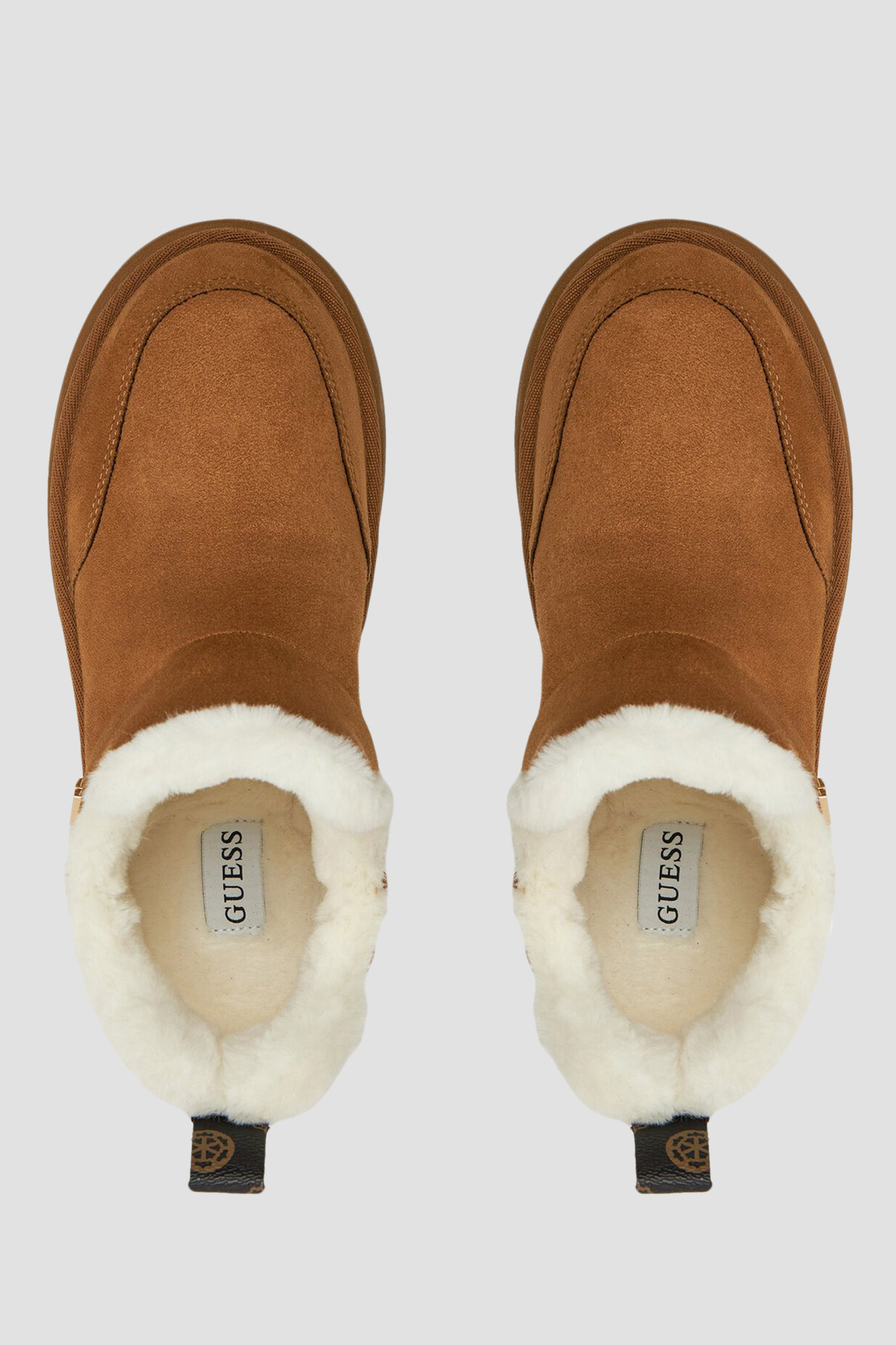 Жіночі руді уггі Guess FLFUNN.ESU10;TAN