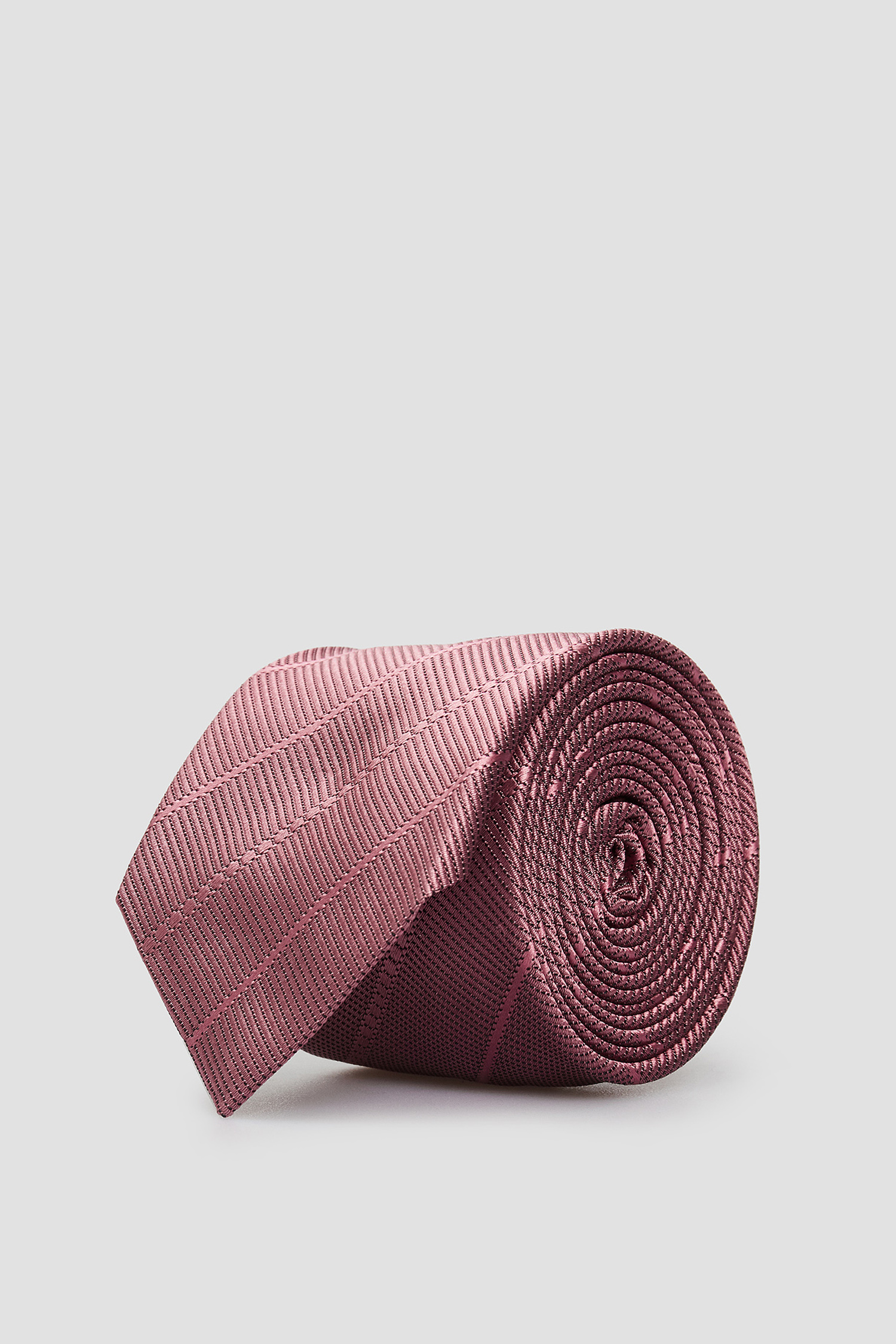 Мужской розовый шелковый галстук BOSS 50451878;667