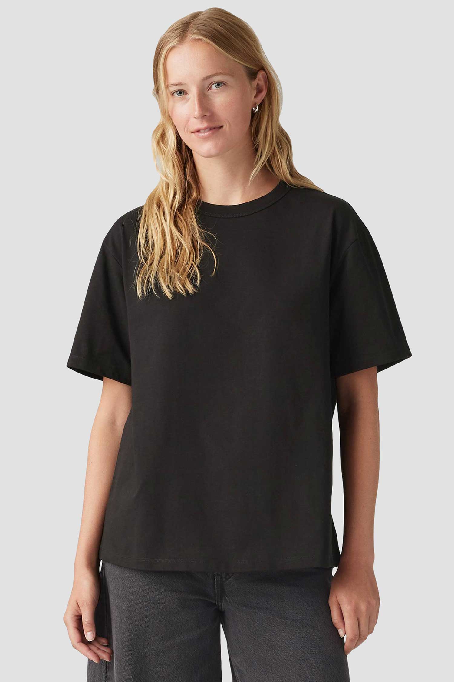 Женская черная футболка Levi’s® 001HI;0005