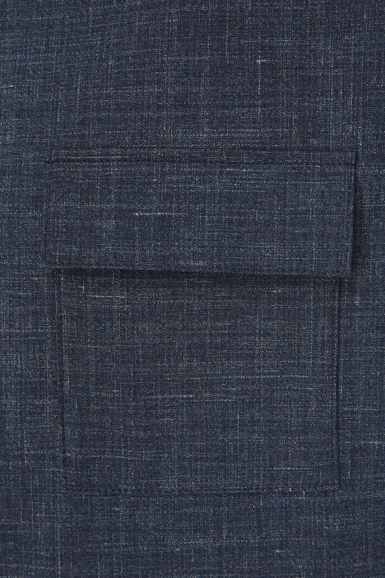 Мужская синяя шерстяная рубашка-пальто BOSS 50509195;404