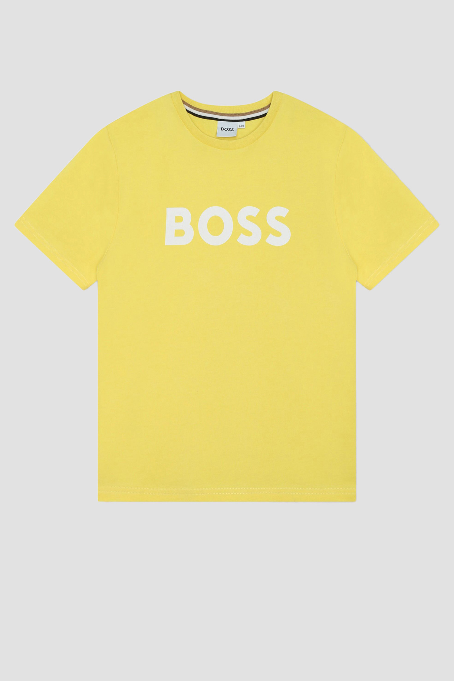 Дитяча жовта футболка BOSS kids J50718;508