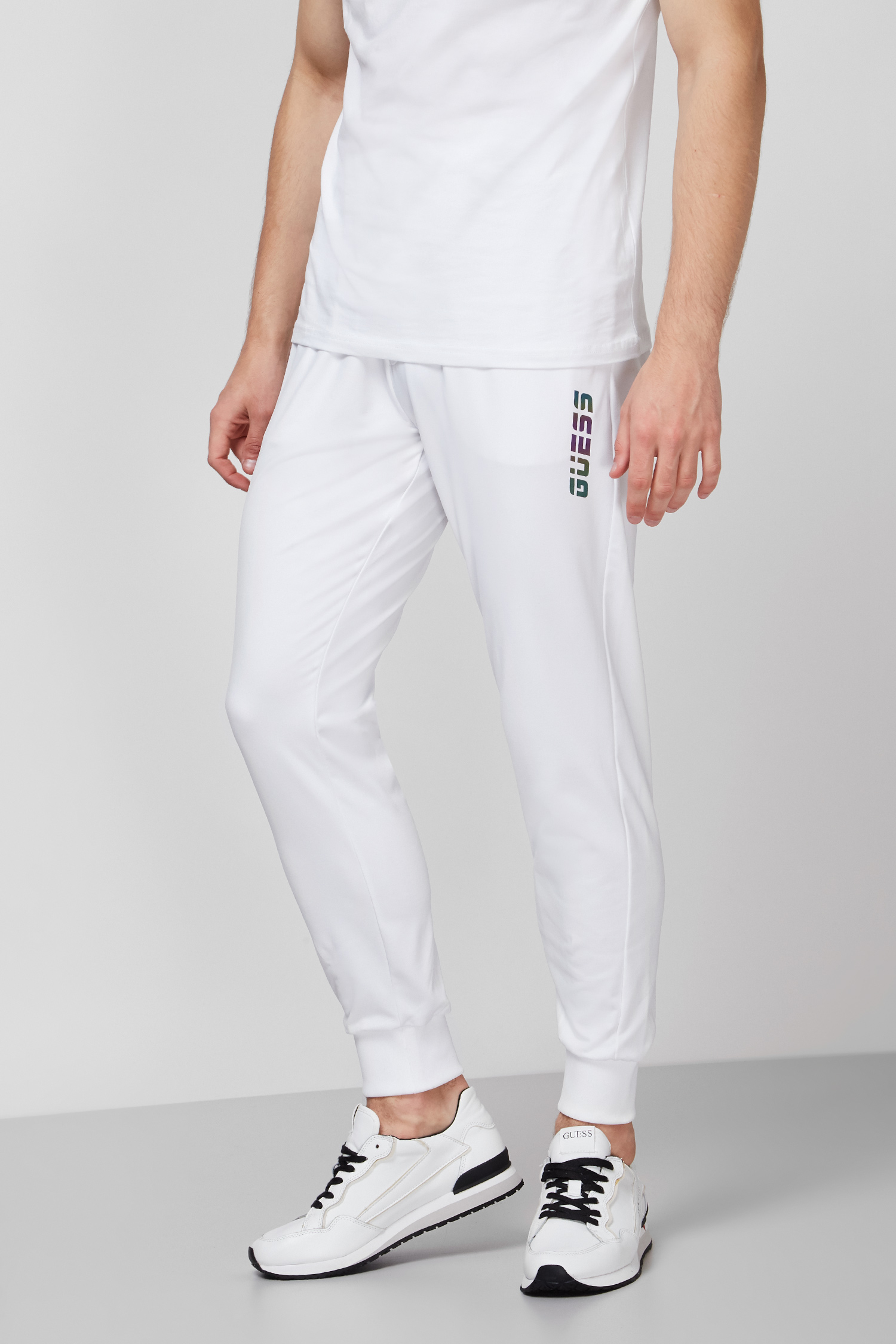 Чоловічі білі спортивні штани Guess U0BA08.RJQ30;TWHT
