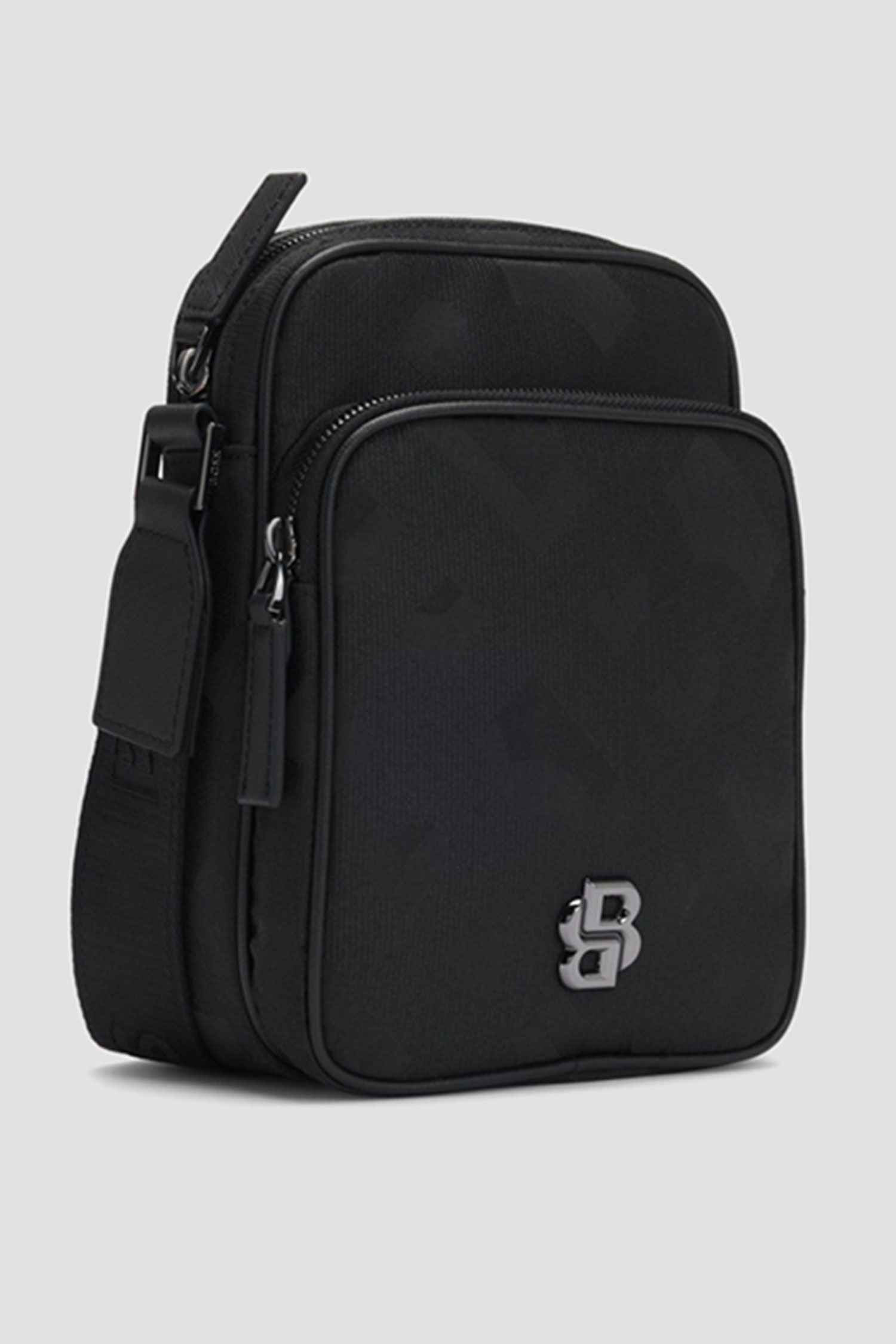 Чоловіча чорна сумка з візерунком BOSS 50536220;001