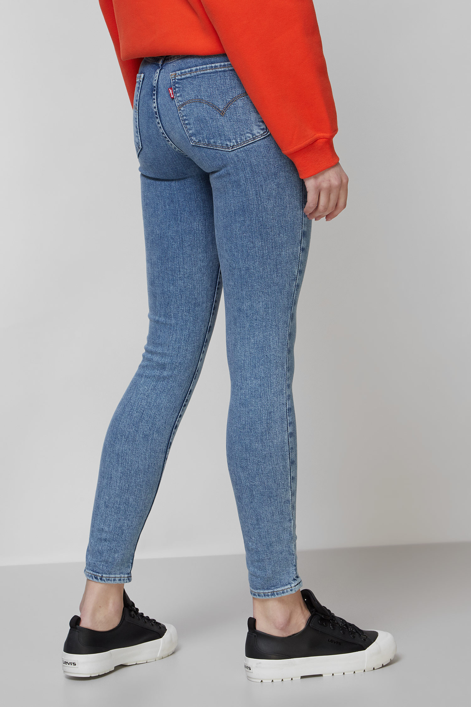 Голубые джинсы 721™ High Rise Skinny для девушек Levis® 188820468 — Ultrashop 6387