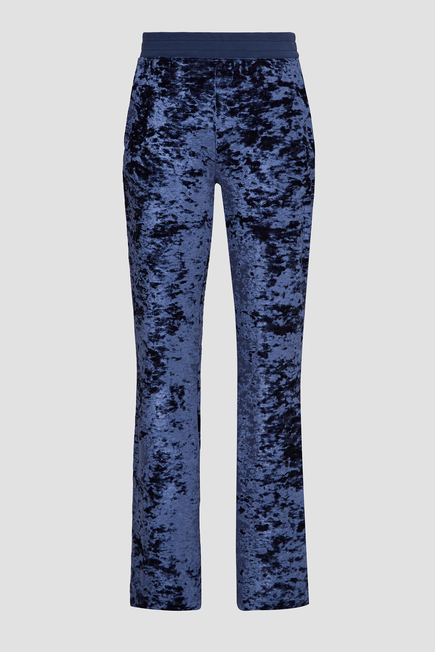 Жіночі темно-сині велюрові спортивні штани Moschino A0314.8761;0290